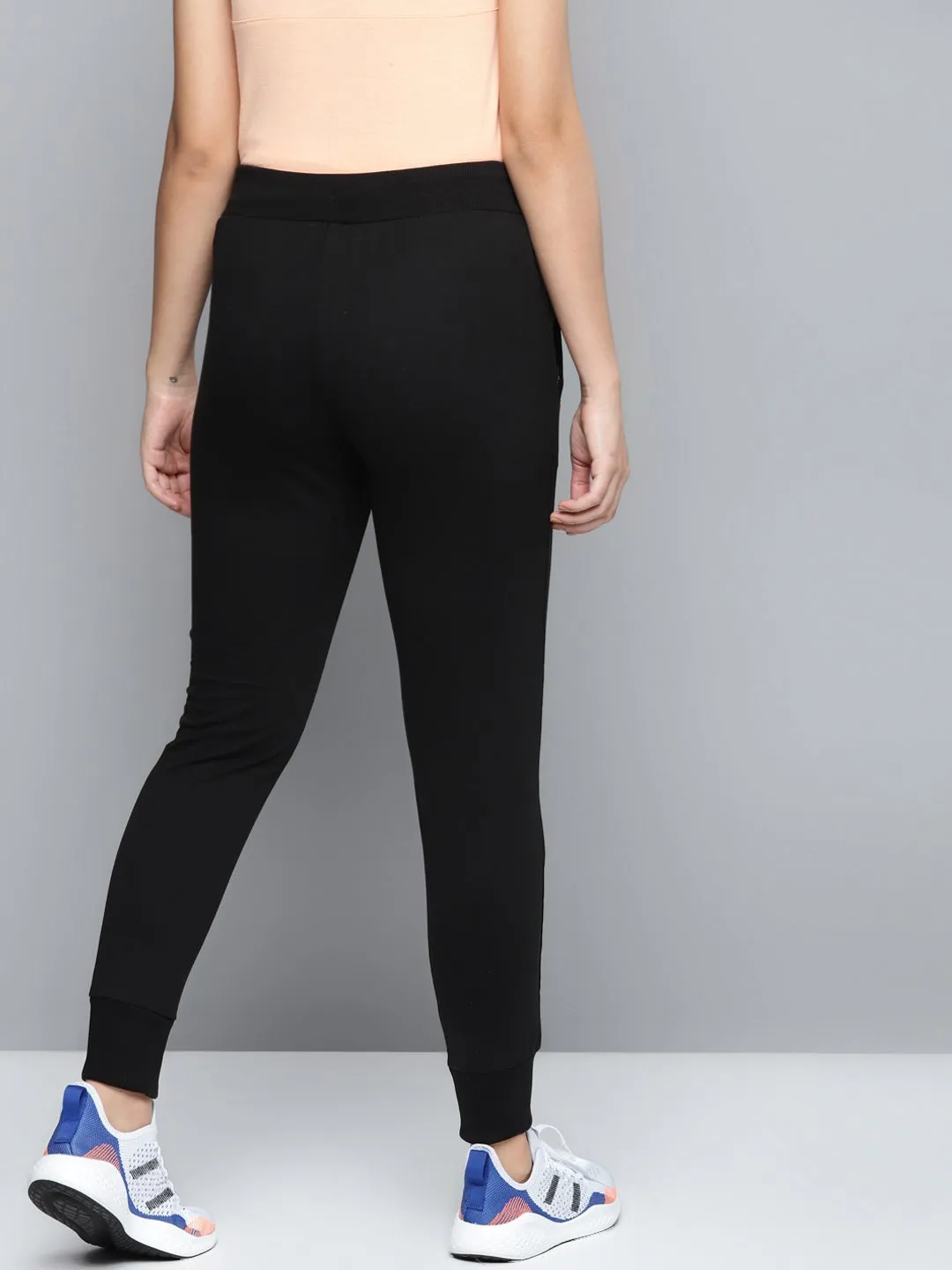 Smart Style Structured fabric Alcis Women Solid Black Jogger