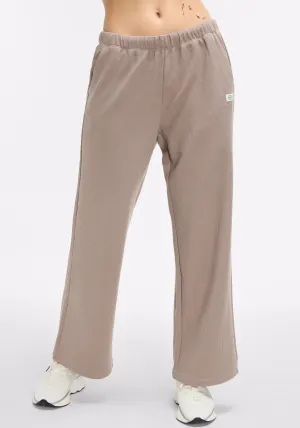 Tear Resistant Design Waffle Wide Leg Sweatpant
