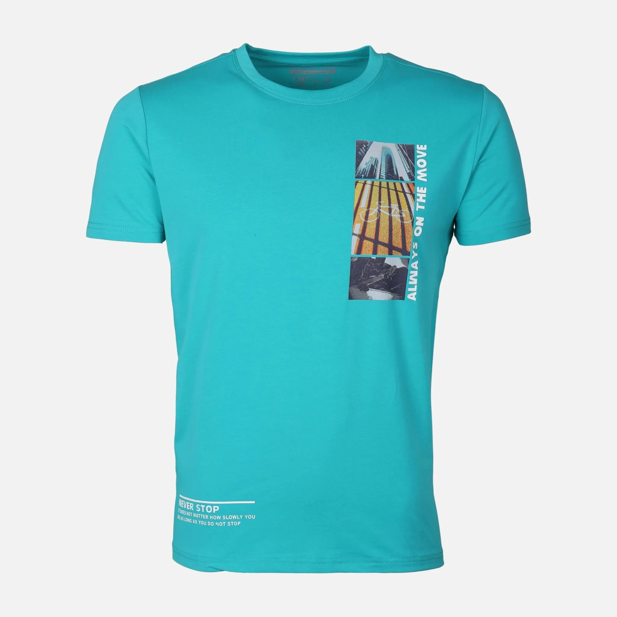 MEN T-SHIRT ROUND NECK REGULAR FIT Trend Glow