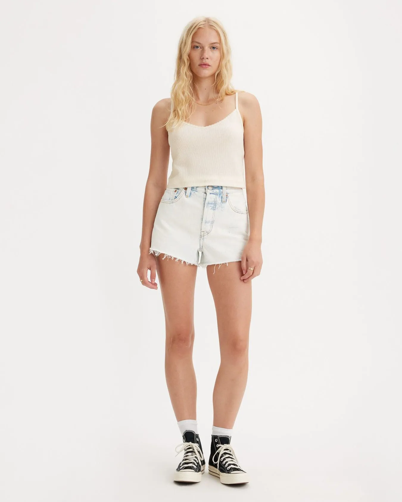 Levi's? Womens 501 Original Shorts - Snow Pic Eco Friendly Fashion Lover Morning Stroll Minimal Outfit