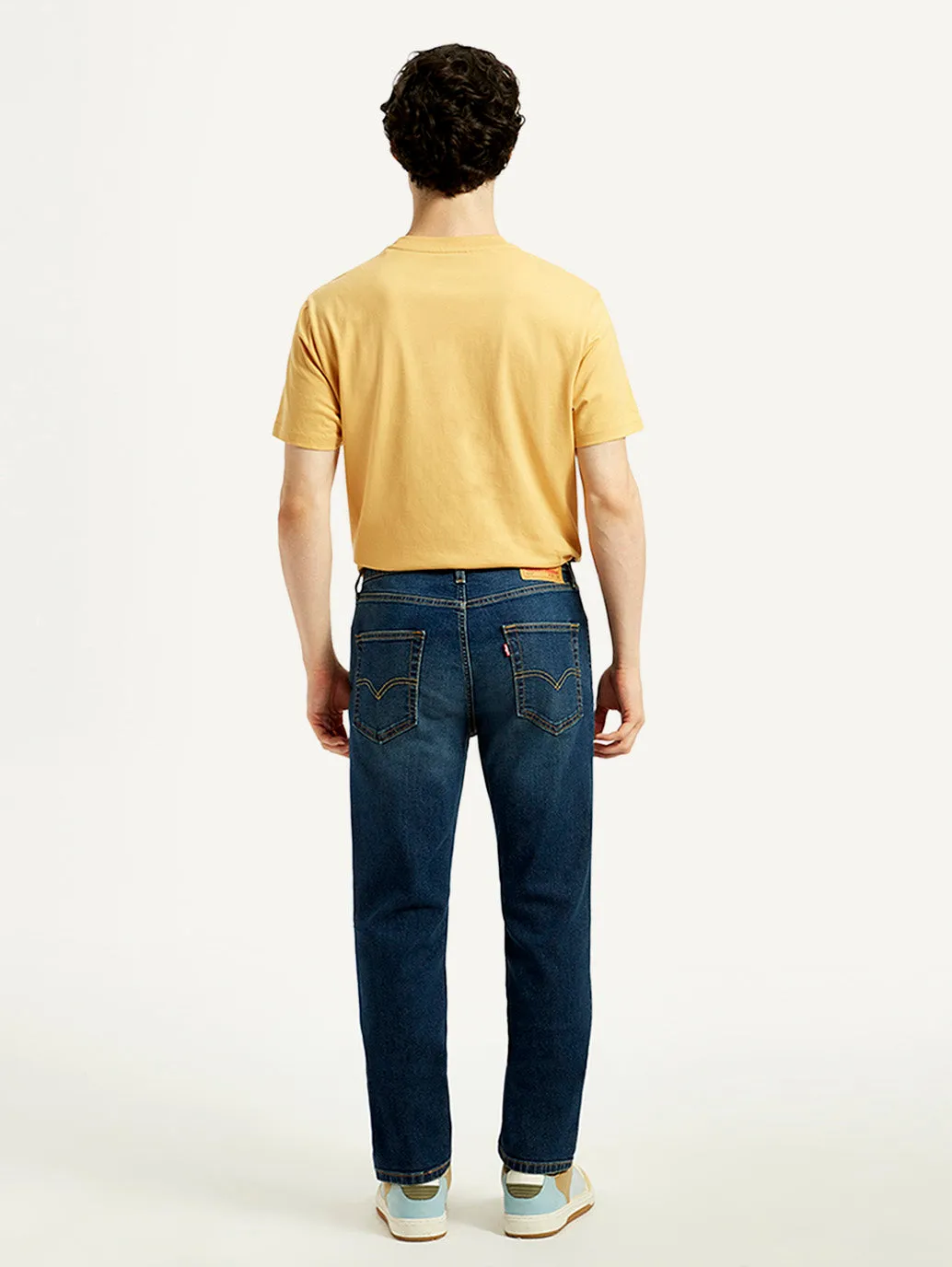 Cool And Clean Classic Look Men's 511 Dark Indigo Slim Fit Mid Rise Jeans