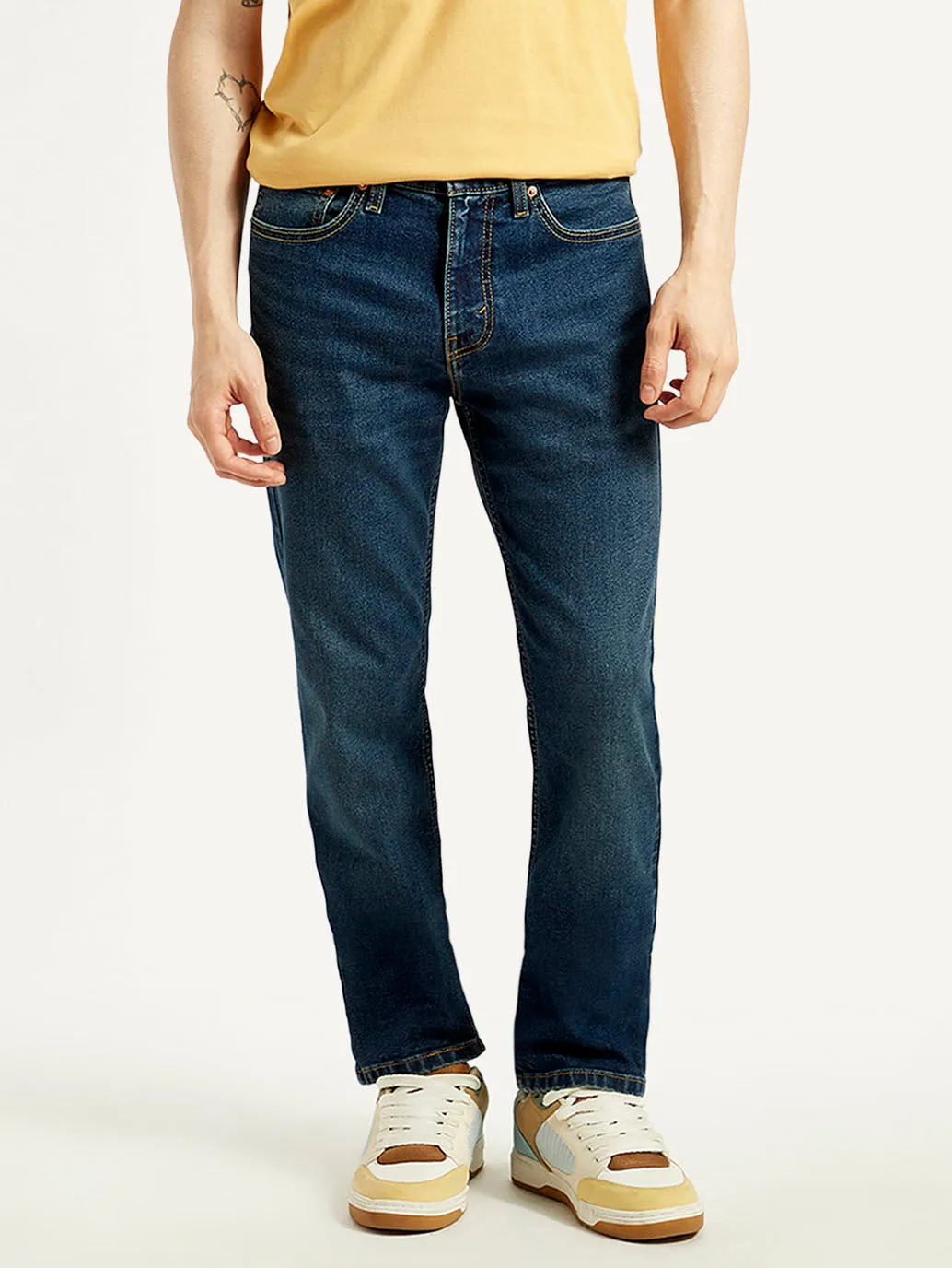 Life Ready Brunch Outfit Classic Wear Luxury Men's 511 Dark Indigo Slim Fit Mid Rise Jeans