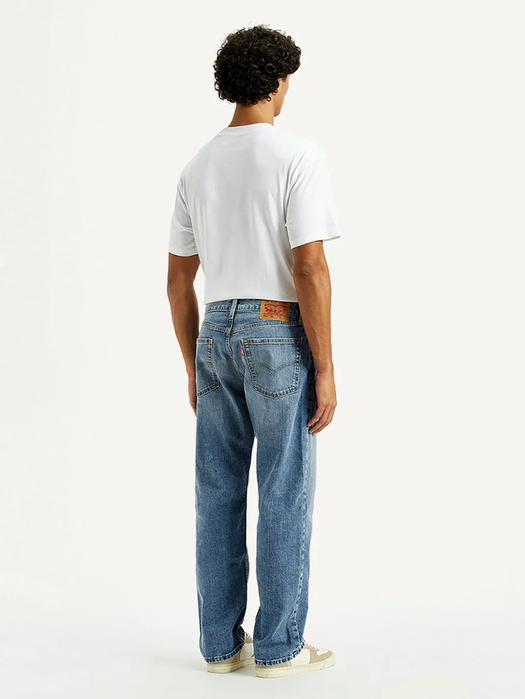 Men's 555 Light Indigo Loose Fit Mid Rise Jeans Chill Mode
