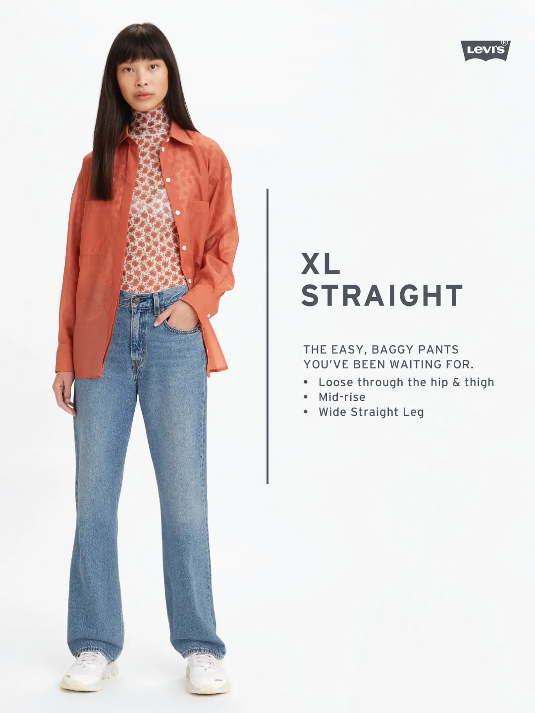 Night Out Rainy Day Eco Certified Textile Standards Women's Blue XL Straight Fit Mid Rise Jeans