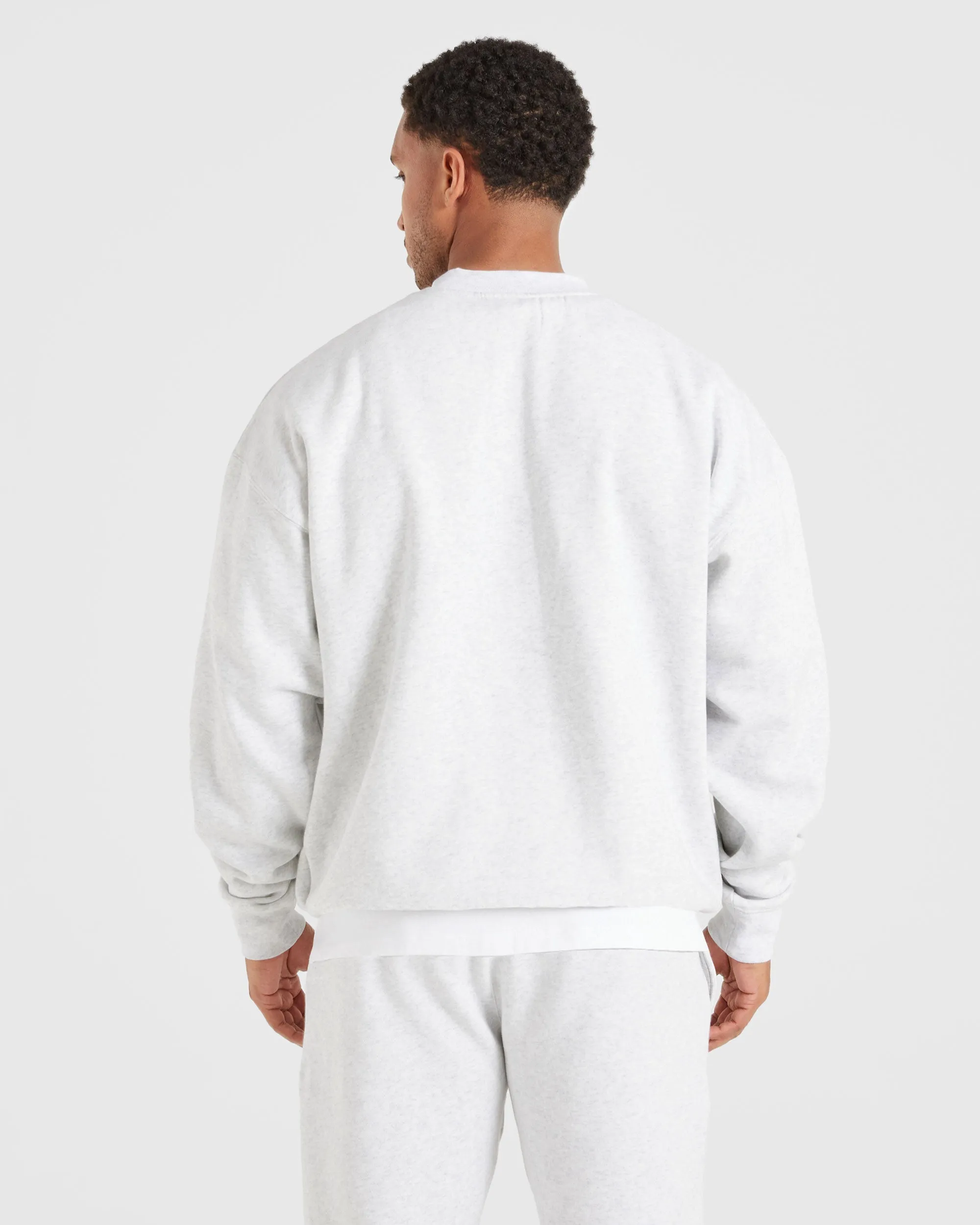 Essential Oversized Sweater - Grey Marl New Arrival simple design
