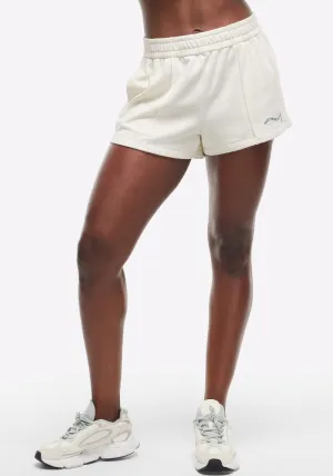 French Terry 3" High Rise Pintuck Shorts men's clothing