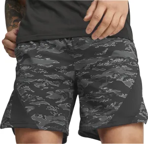 Breathable fabric Tactical Attachment Loops Puma Concept Woven 7 Inch Mens Training Shorts - Black