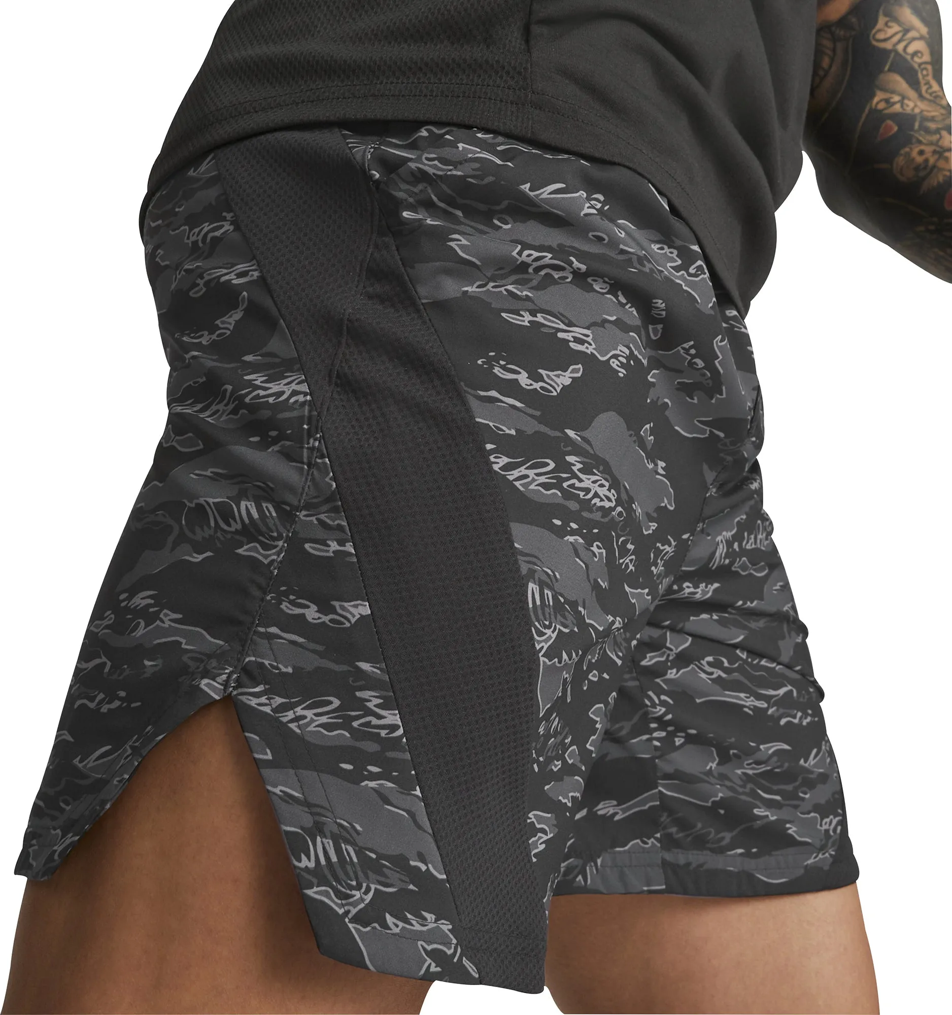Puma Concept Woven 7 Inch Mens Training Shorts - Black Reinforced Hems
