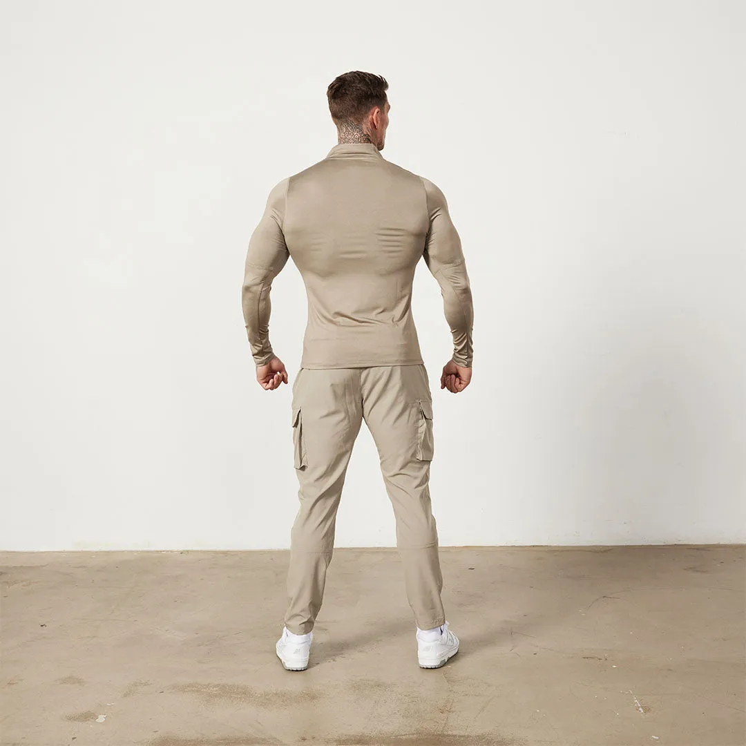 Vanquish Utility Stone 1/4 Zip Training Top Windproof Layer Unisex Design