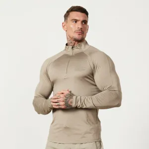 Vanquish Utility Stone 1/4 Zip Training Top Sport Mode Weekend Style