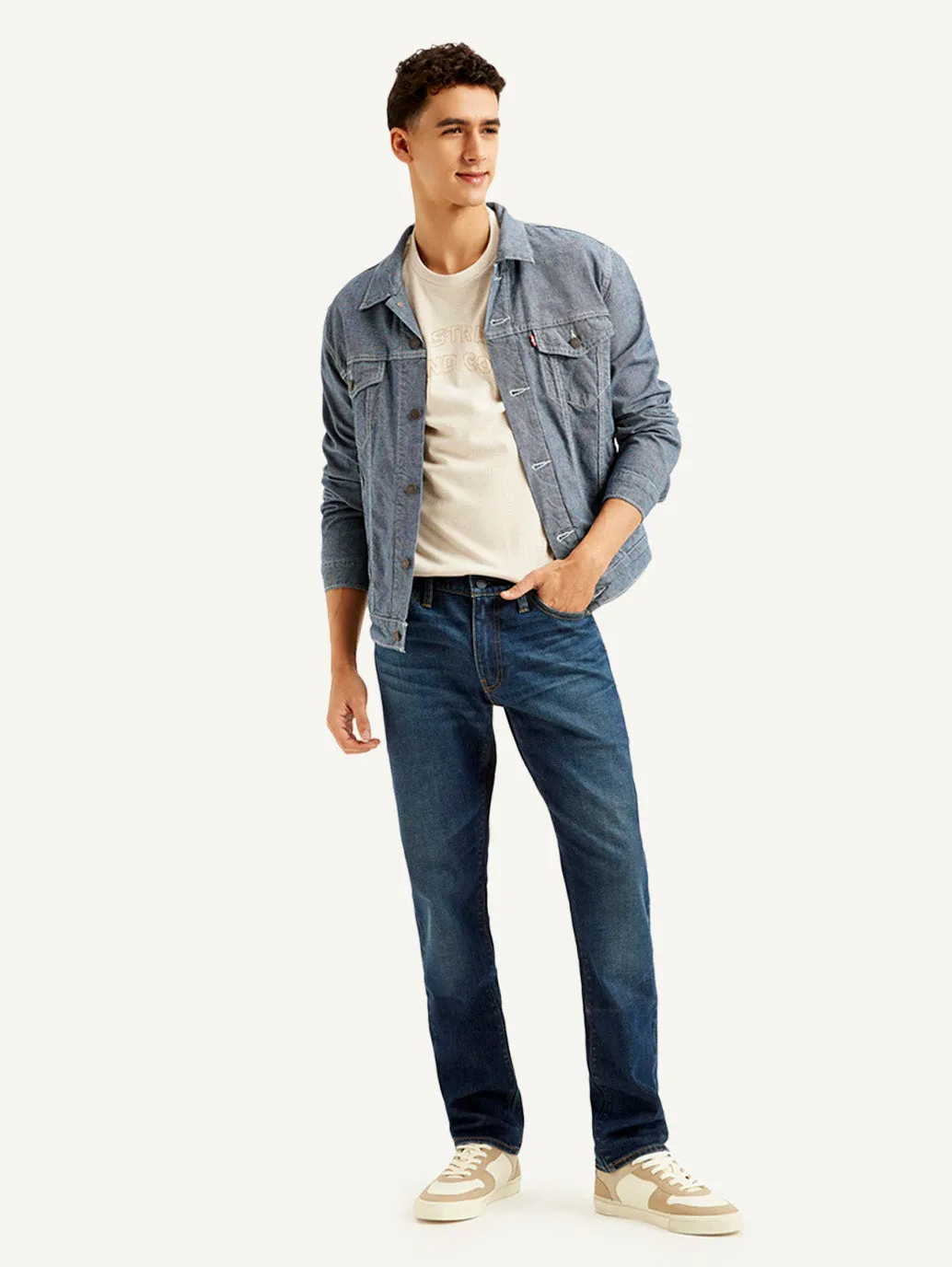 Street Approved Active Wear Men's 511 Blue Slim Fit Mid Rise Jeans
