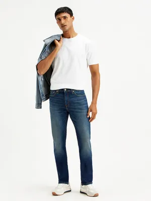 Men's 511 Navy Blue Slim Fit Mid Rise Jeans Daily Favorite