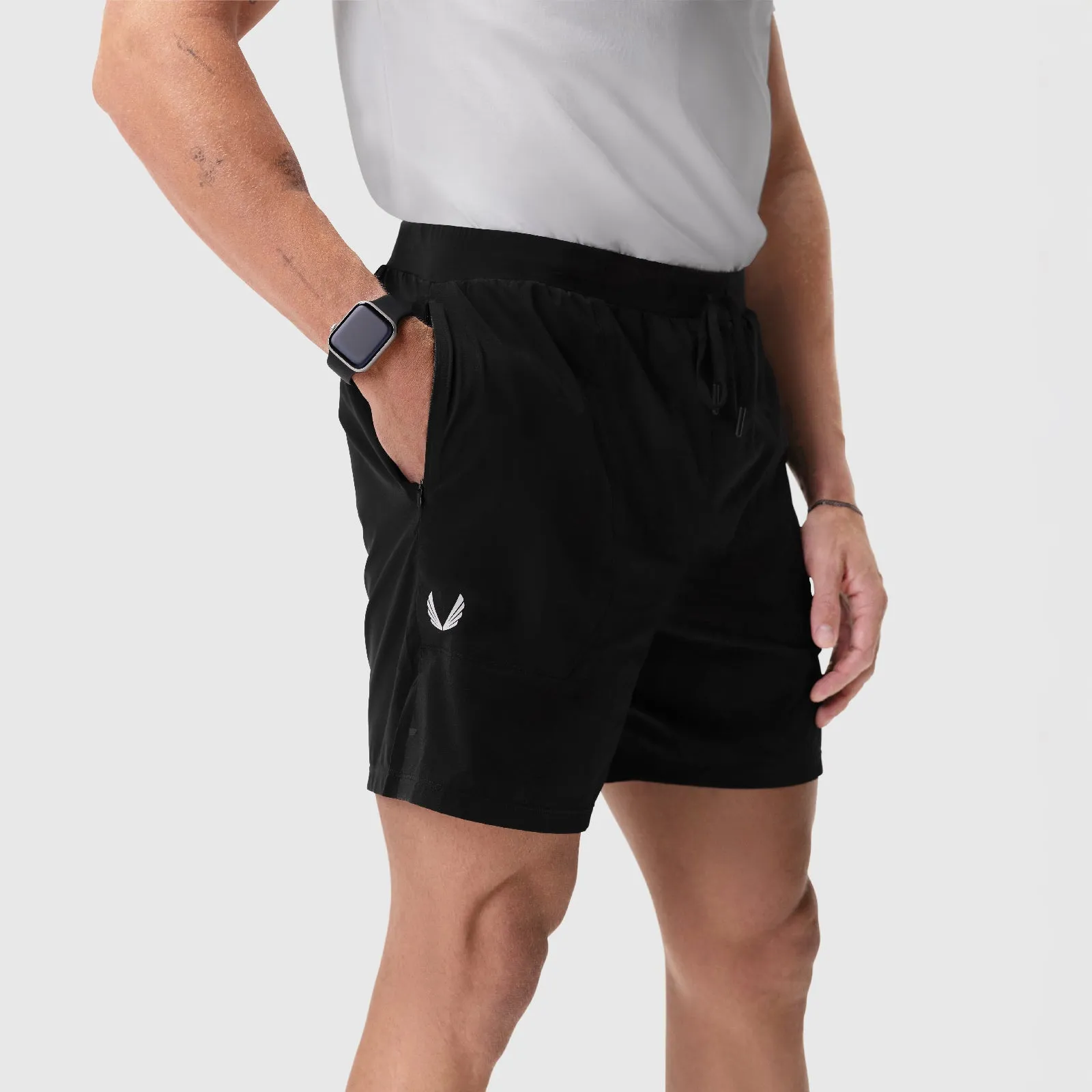 Summer Vibes Weekend Outing 0992. Aerotex? 6" Training Short - Black