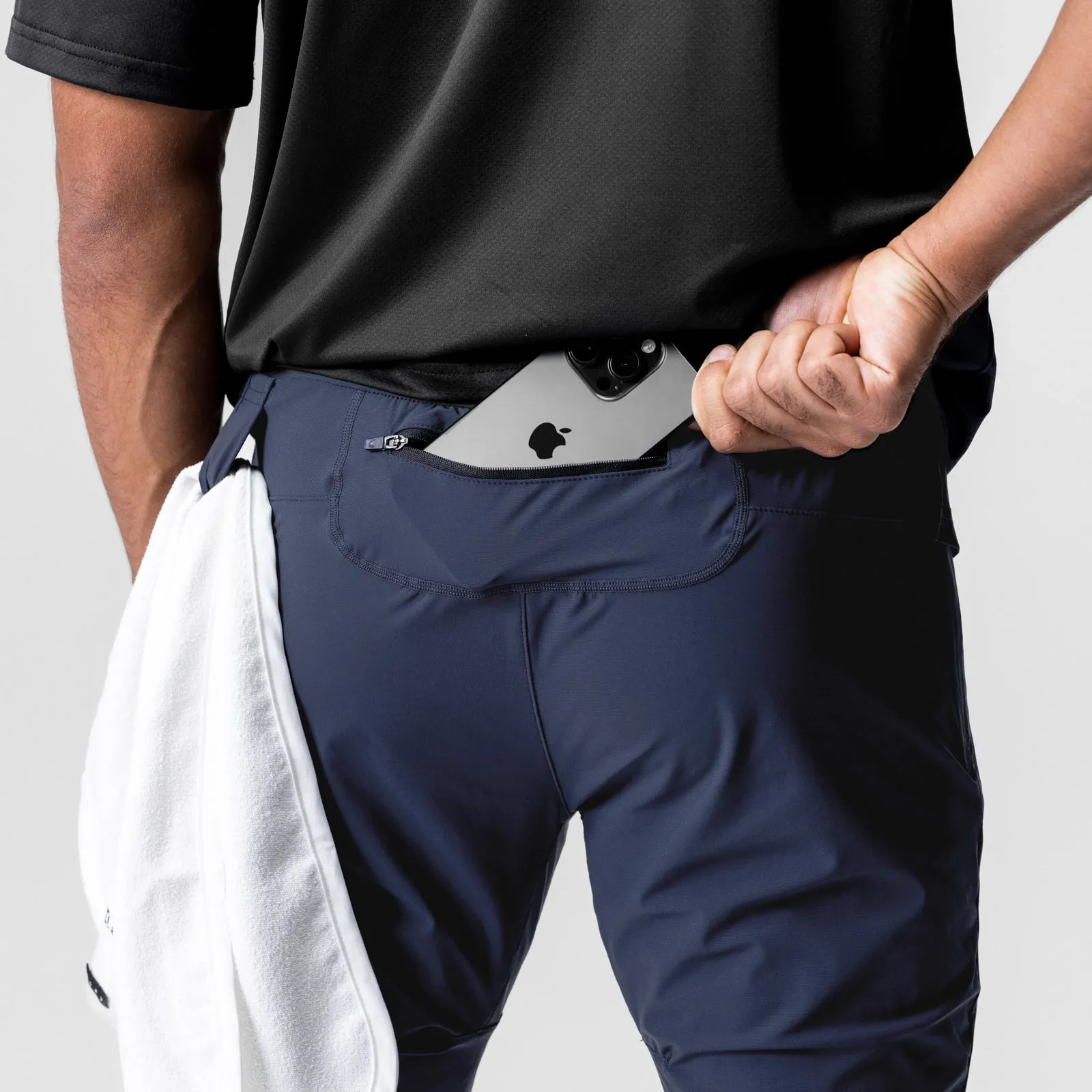 Temperature Regulating Fabric Carbon Infused Fabric 0699. Tetra-Lite? Hybrid Jogger - Navy