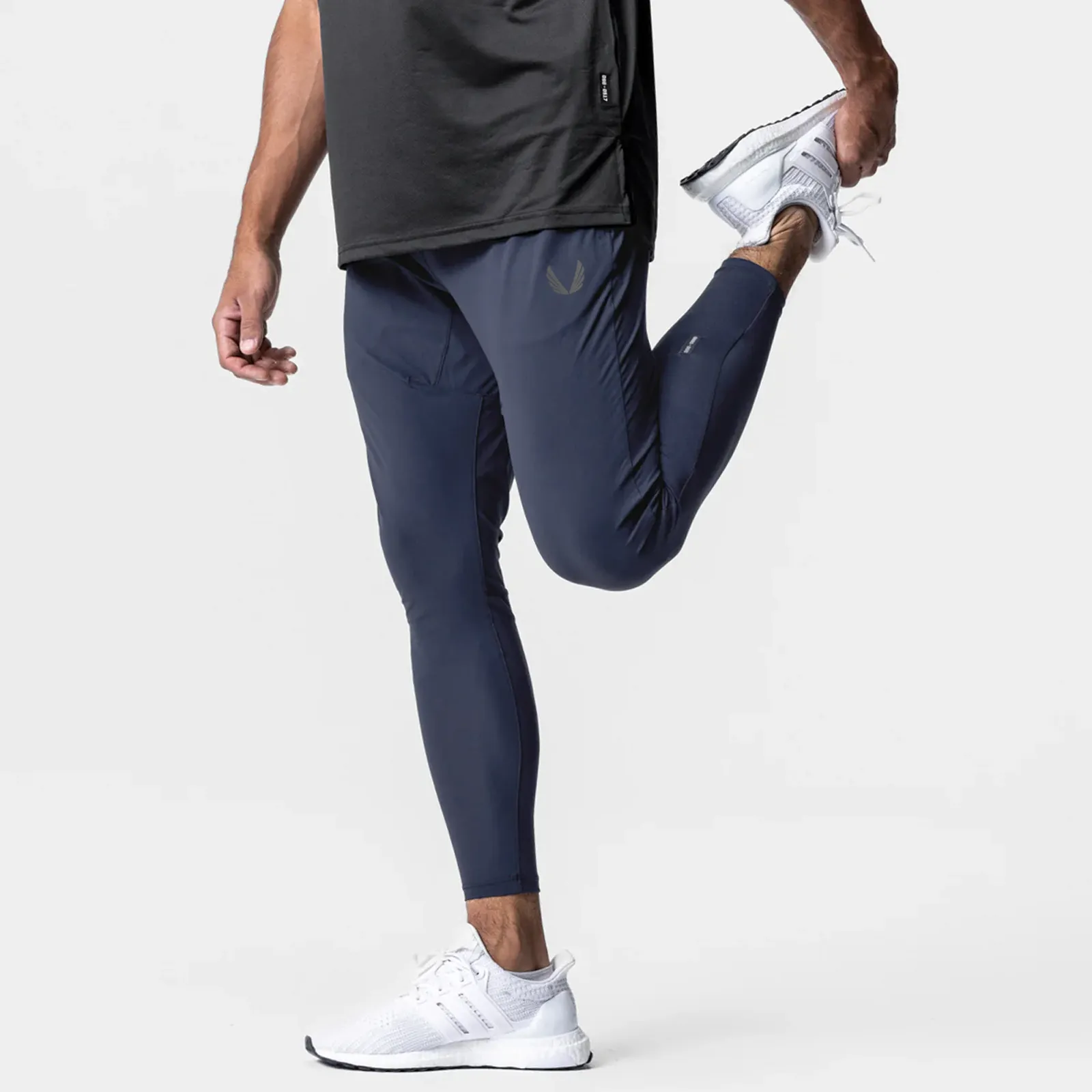 0699. Tetra-Lite? Hybrid Jogger - Navy All Season Versatility Straight Leg