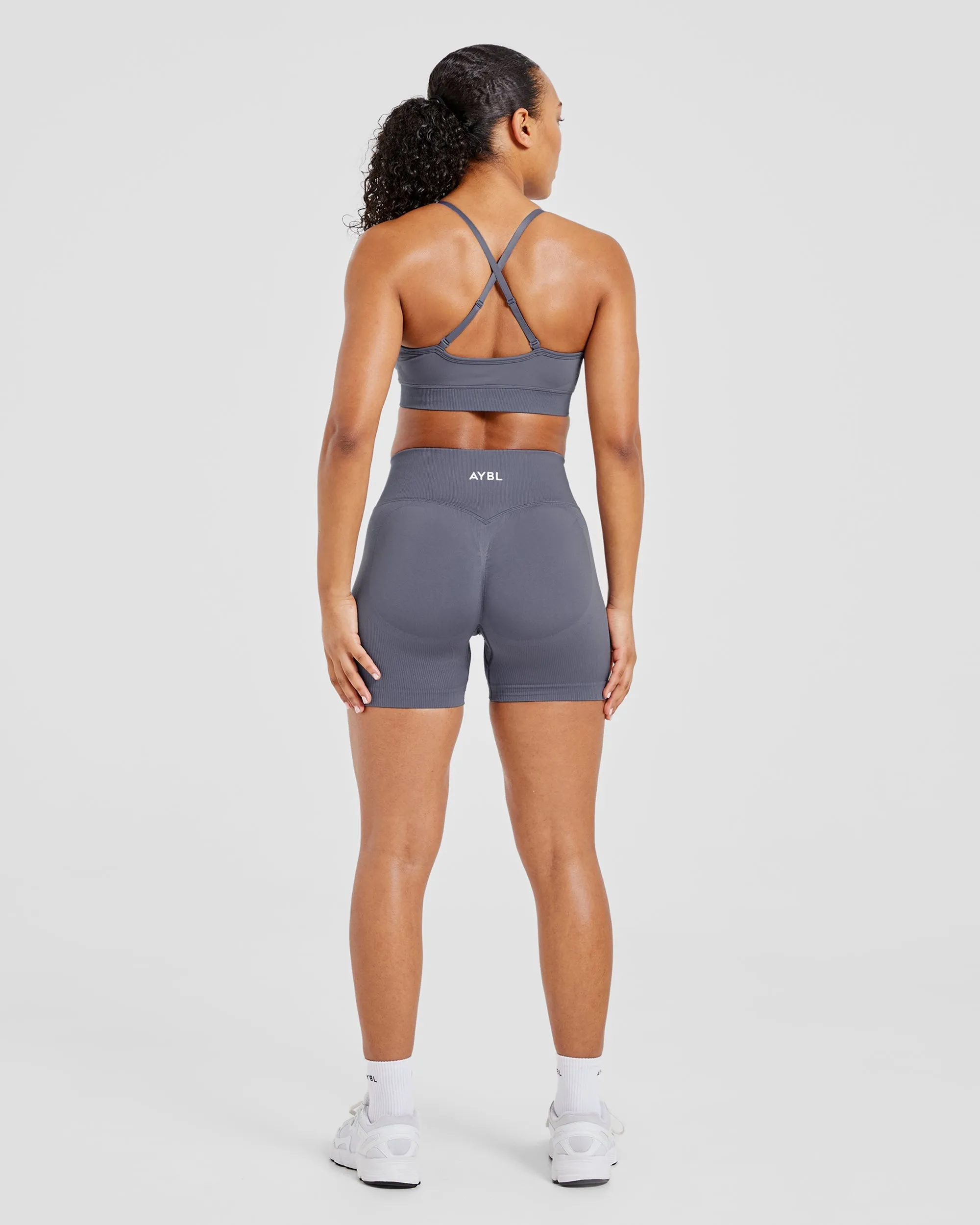 adults Adapt Seamless Sports Bra - Slate