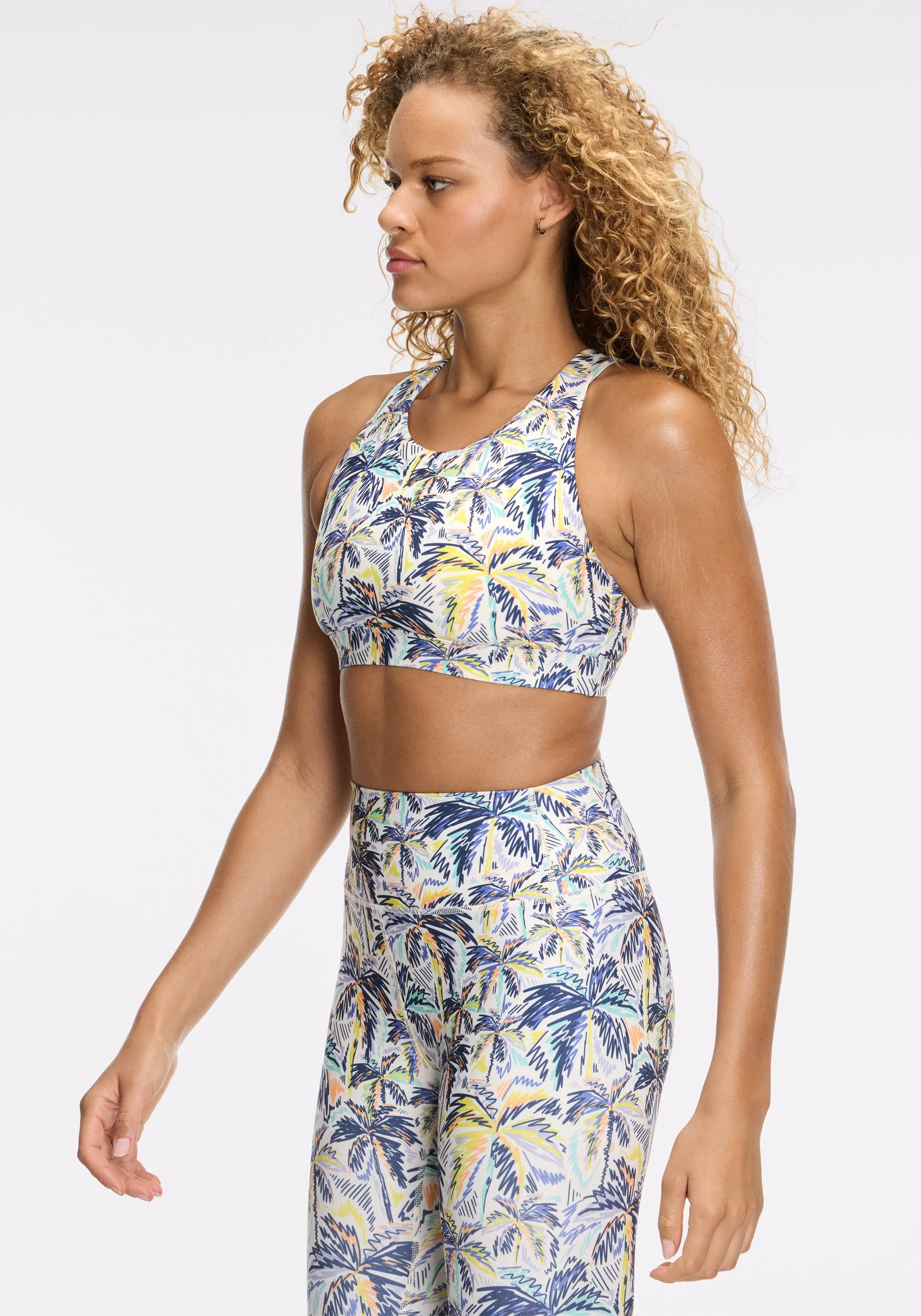 Skinny fit seams Scribble Palm Cadent Set