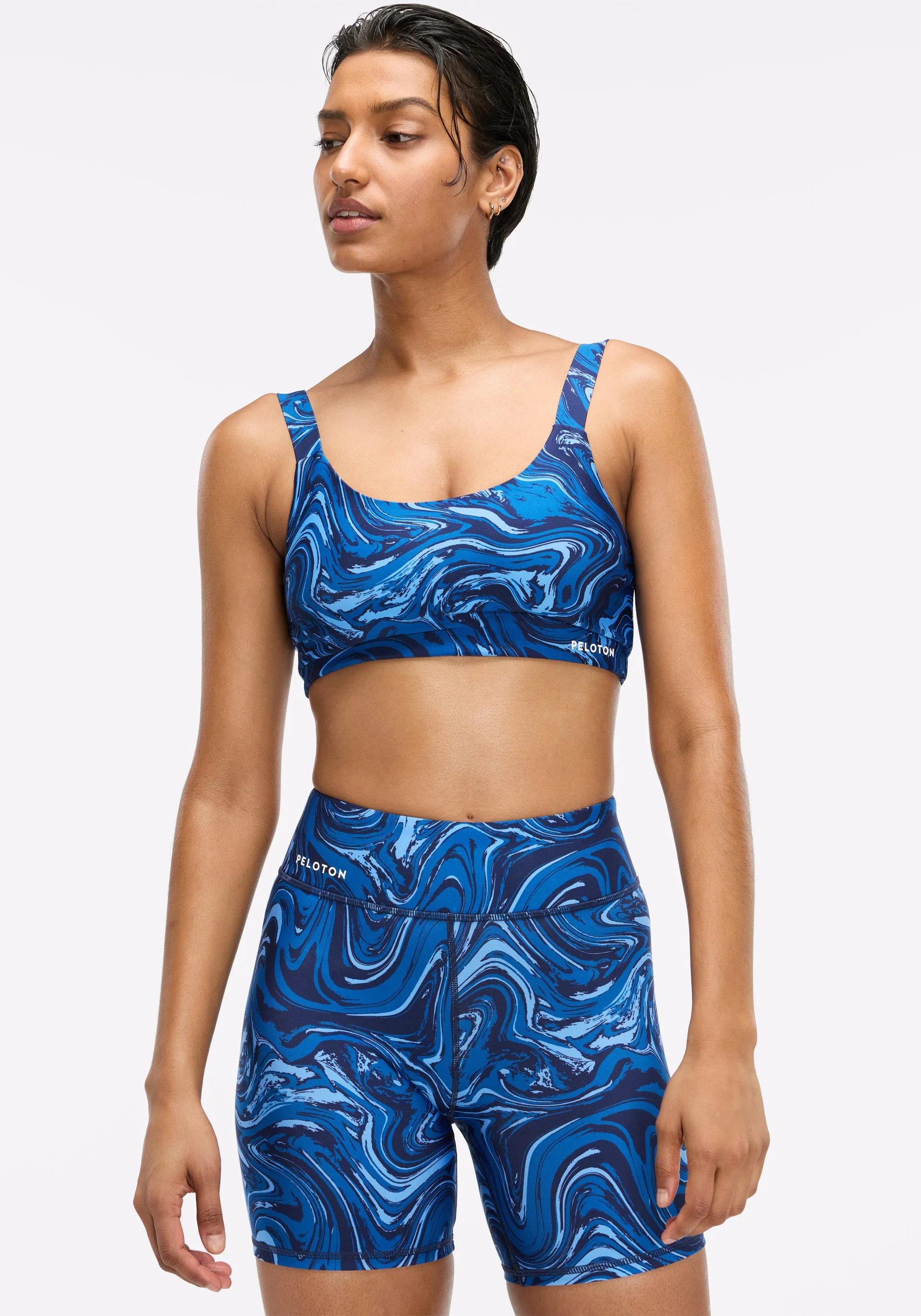 DuoKnit Scoop Neck Bra stretchy fabric