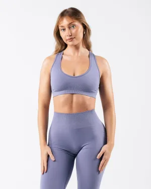 Organic Amplify Contour Bra - Steel