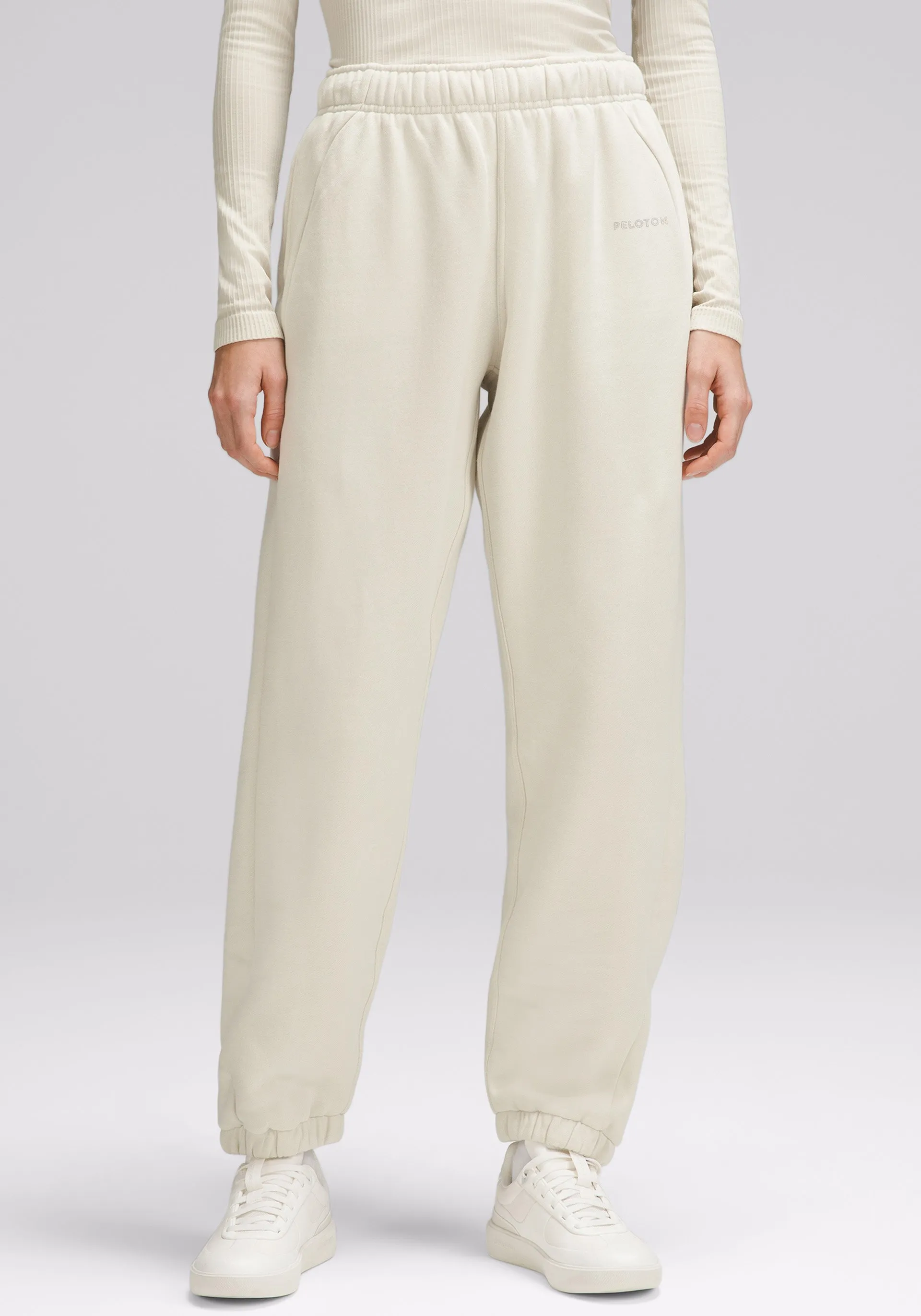 Scuba Mid-Rise Oversized Jogger | Regular Organic Cotton Blend stain resistant coating