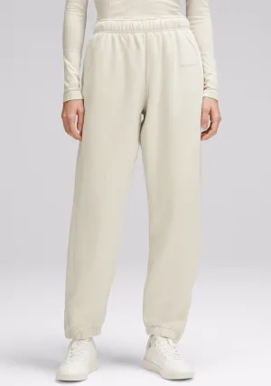 Scuba Mid-Rise Oversized Jogger | Regular Organic Cotton Blend stain resistant coating
