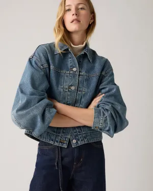 Levi's? Womens Balloon Sleeve Trucker Jacket - Missed My Flight Style Focus