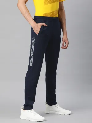 Alcis Men Printed Slim Fit Sports Track Pants Non Irritating Work Comfort