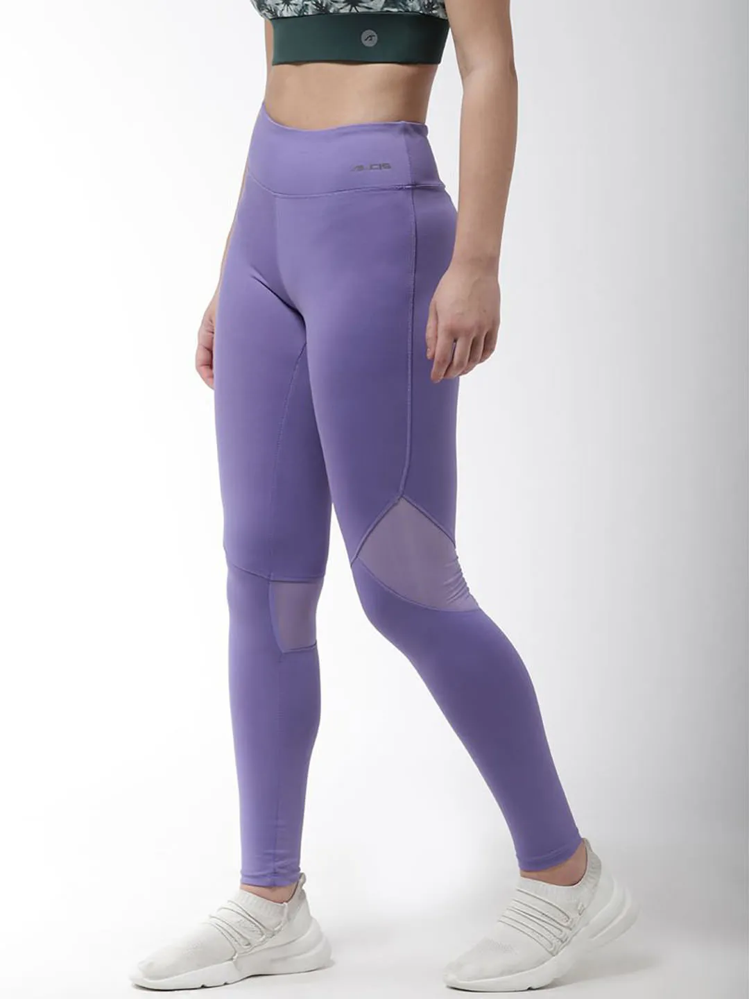 Chill Vibes Studio Practice Comfort Seeker Alcis Women Solid Purple Tights