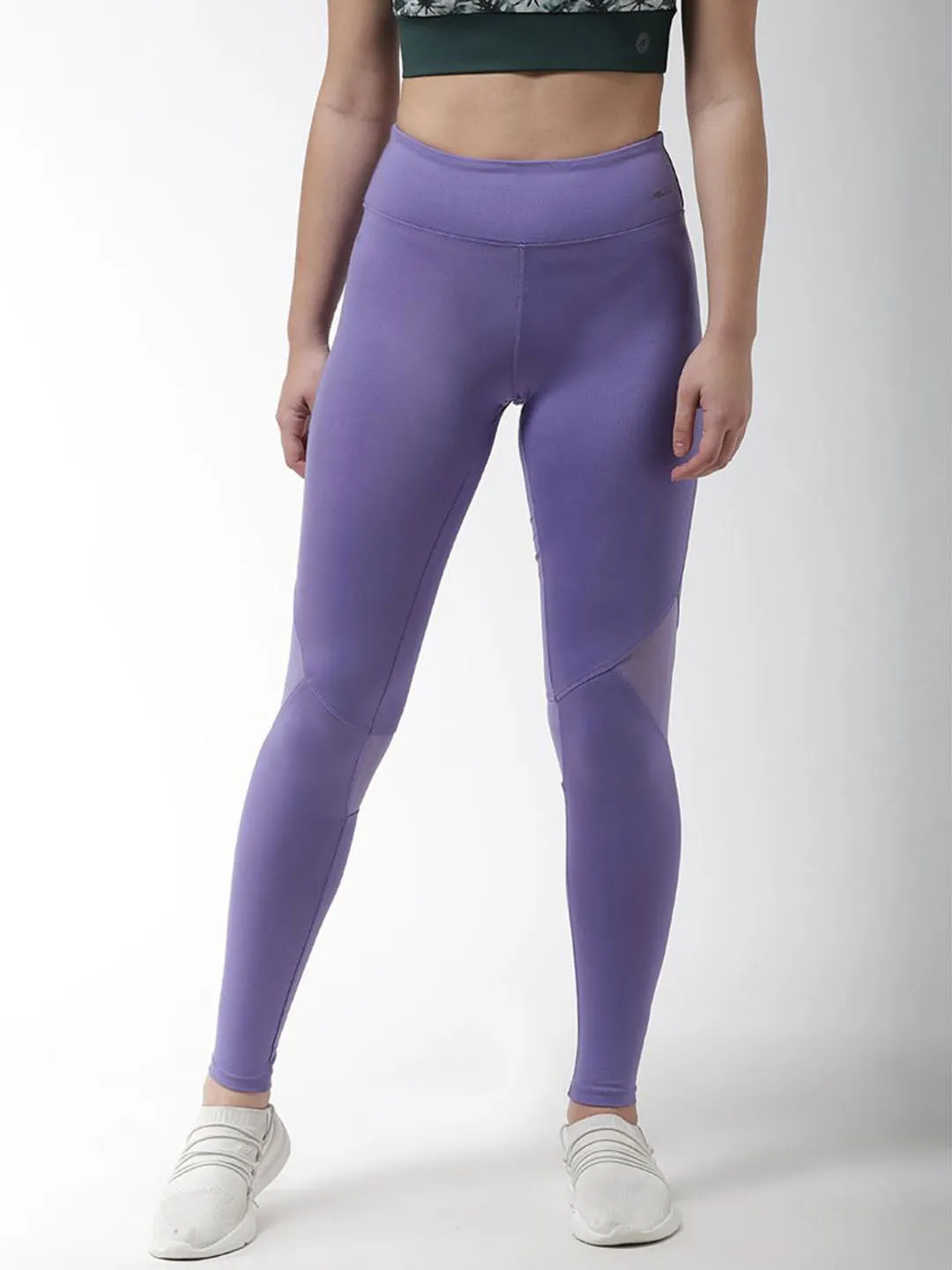 High Comfort Alcis Women Solid Purple Tights