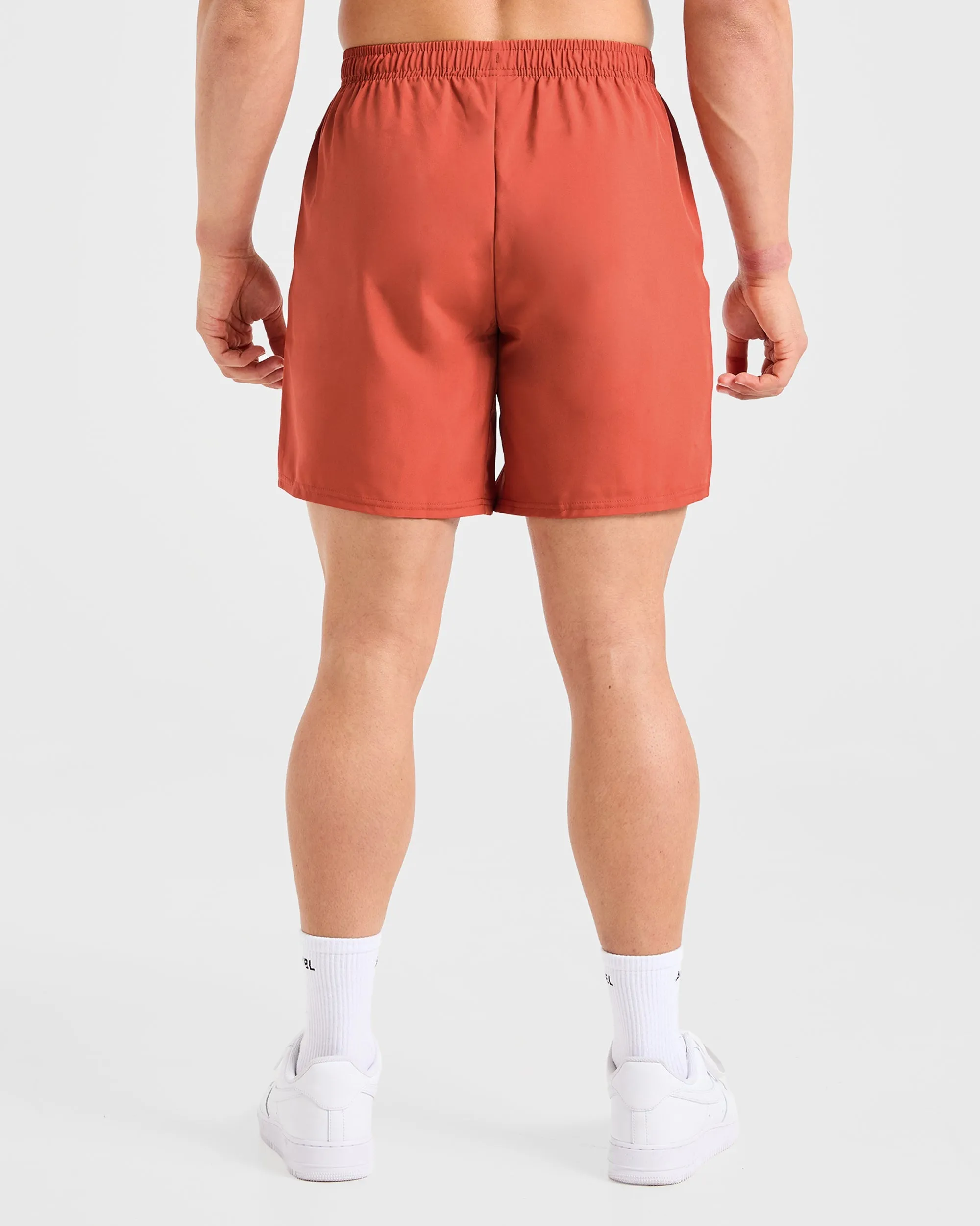 Core 7" Shorts - Desert Orange Move Friendly Effortless Look