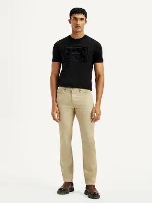 Men's 511 Beige Slim Fit Mid Rise Chinos Artist Vibe Weekend Warrior Gym Ready