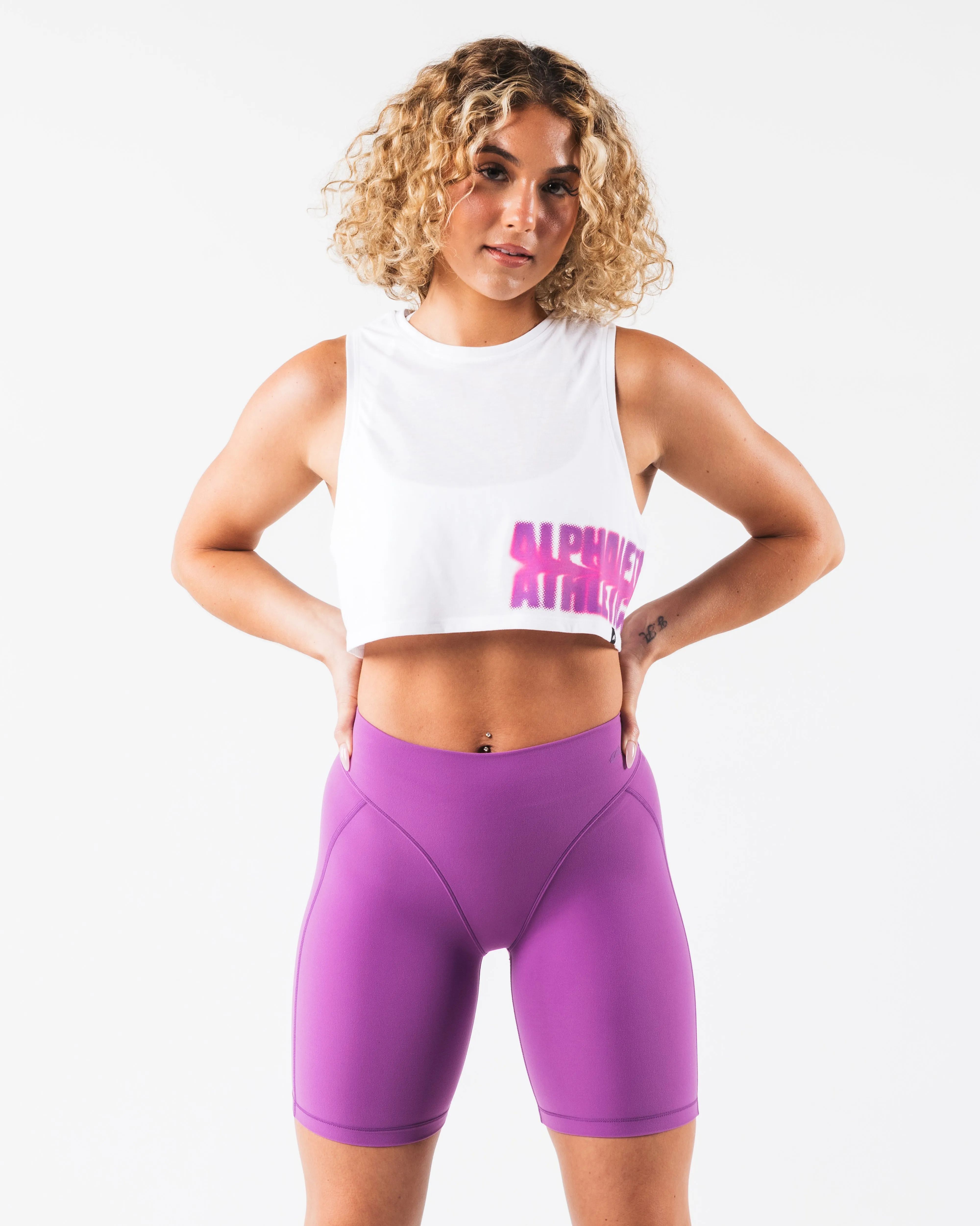 OT Muscle Tank - Graphic White Street Ready Lightweight Everyday Wear
