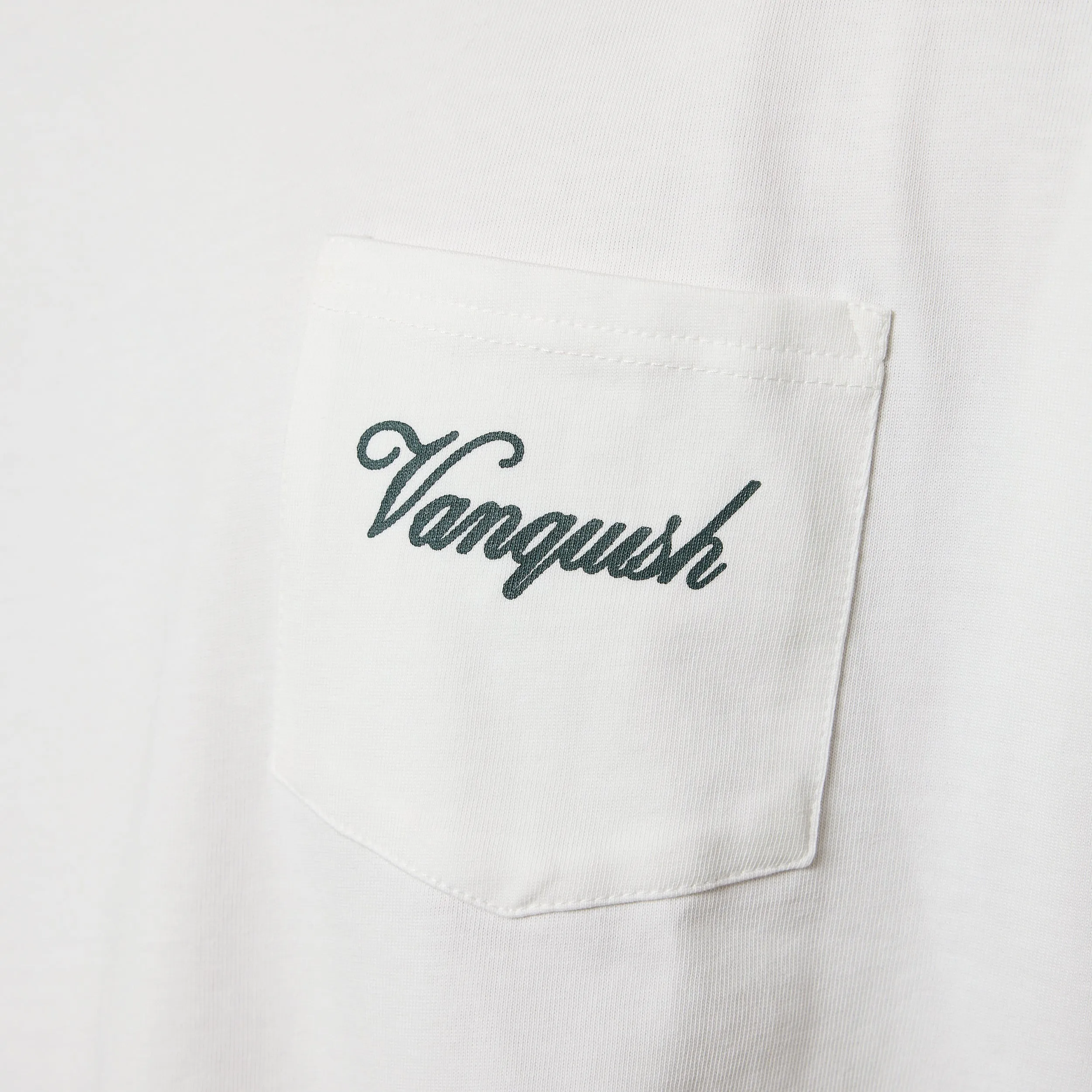 Vanquish Off Season White Oversized Boxy Pocket T Shirt Loose fitting comfort
