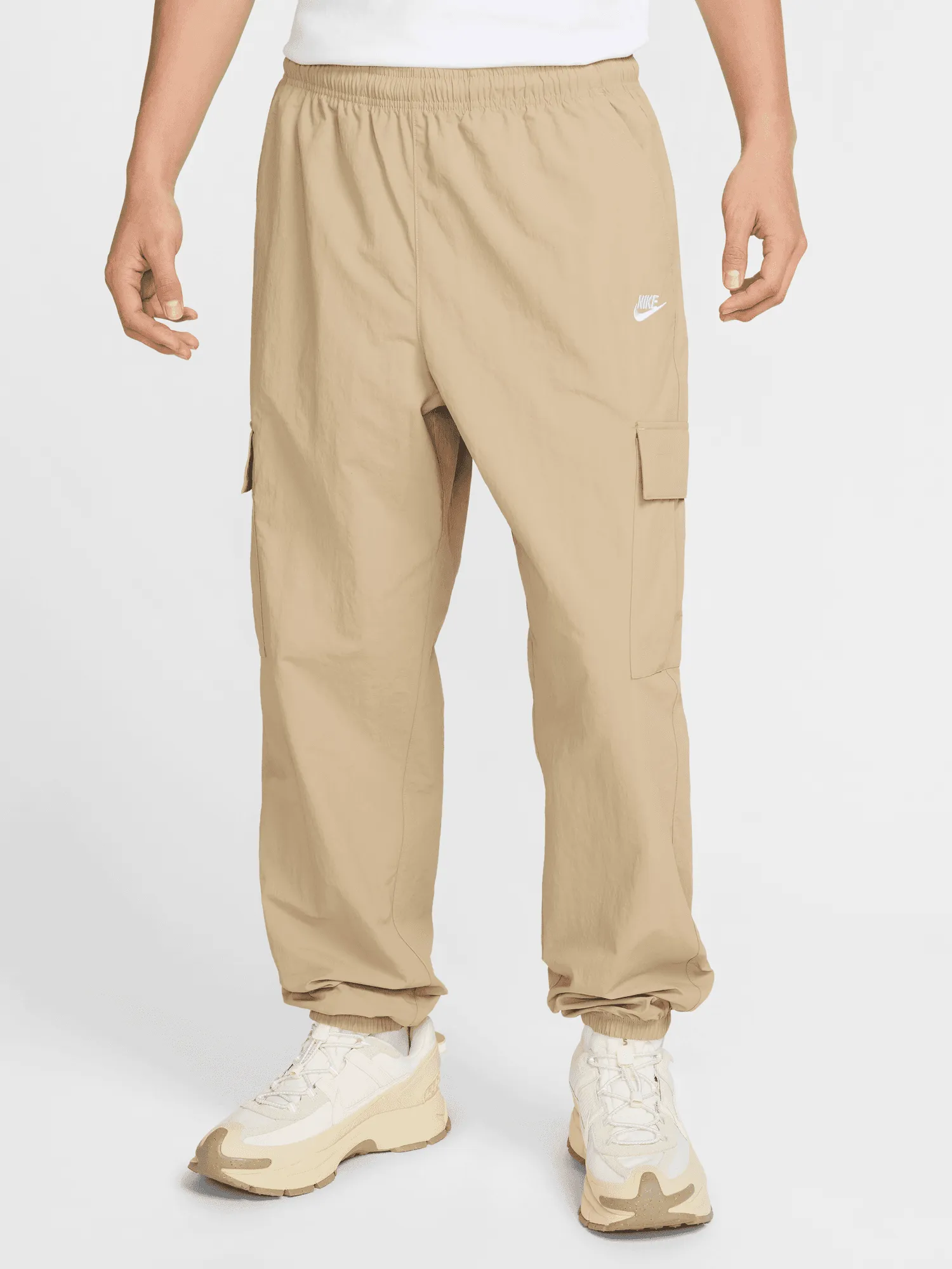 Flat Lock Stitching Laser cut Club Woven Cargo Pant