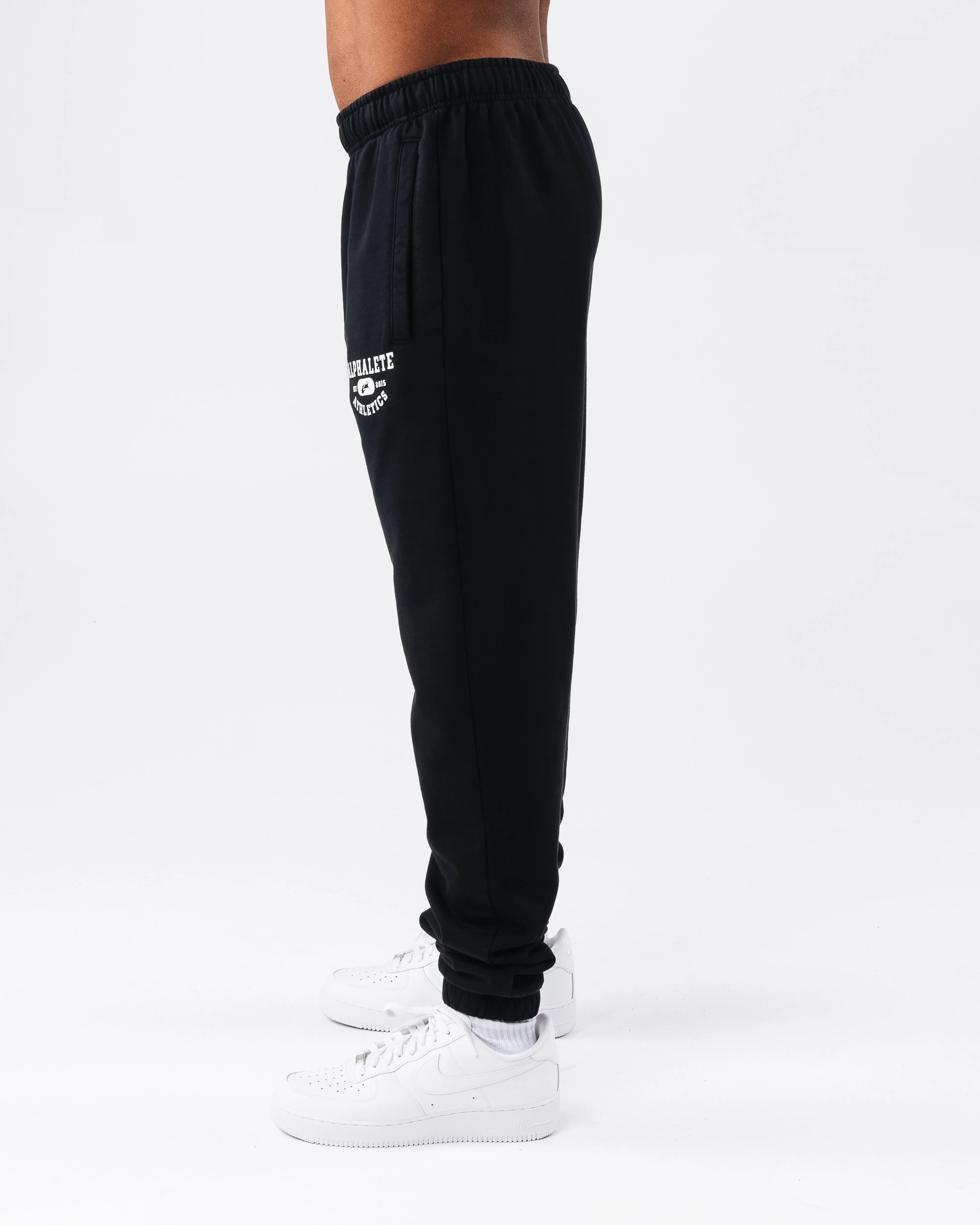 Seasonal Basic Non Binding Cuffs Member Vintage Jogger - Black