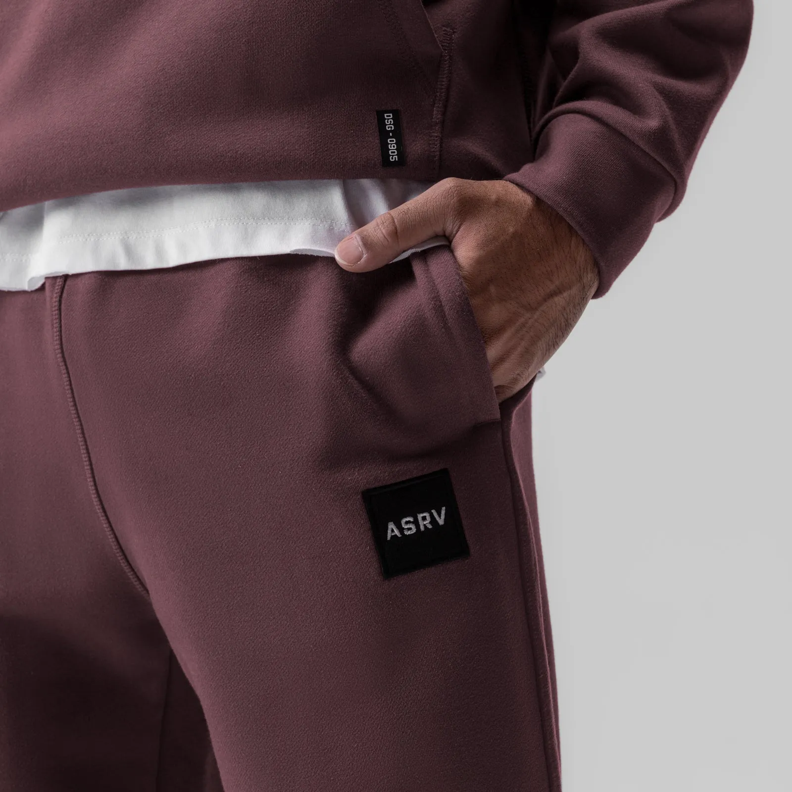 0655. Tech-Terry? Oversized Sweats - Nightshade "Patch" Classic Elegance