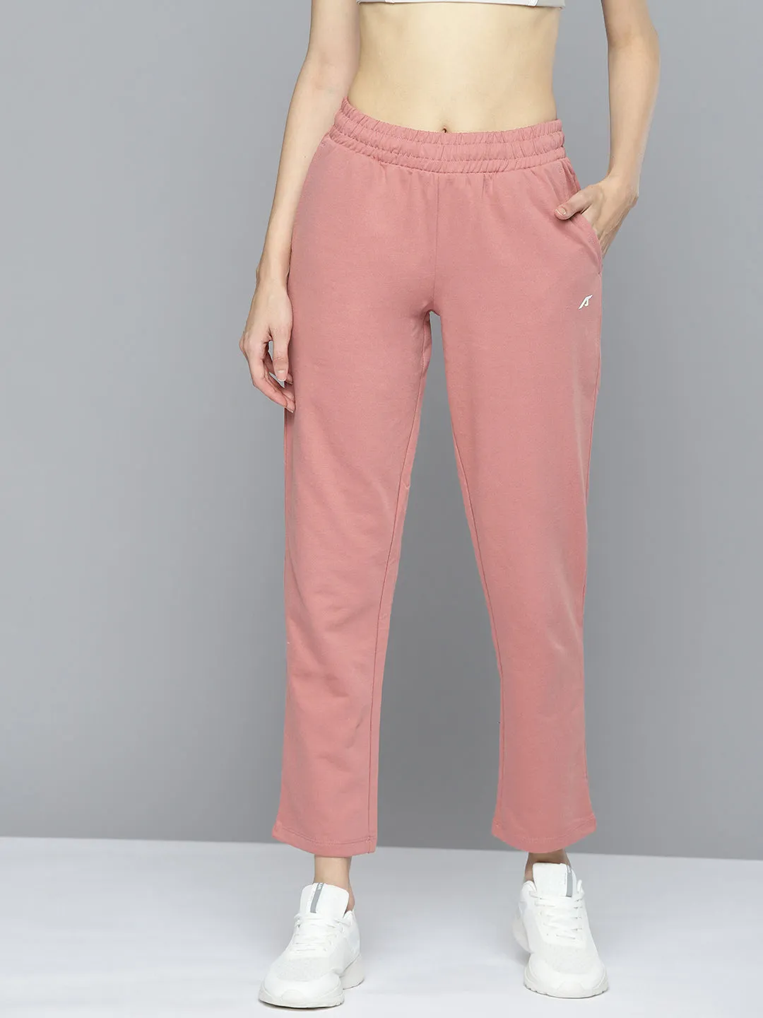 DurableReinforcedMaterial Alcis Women Pink Solid Track Pant