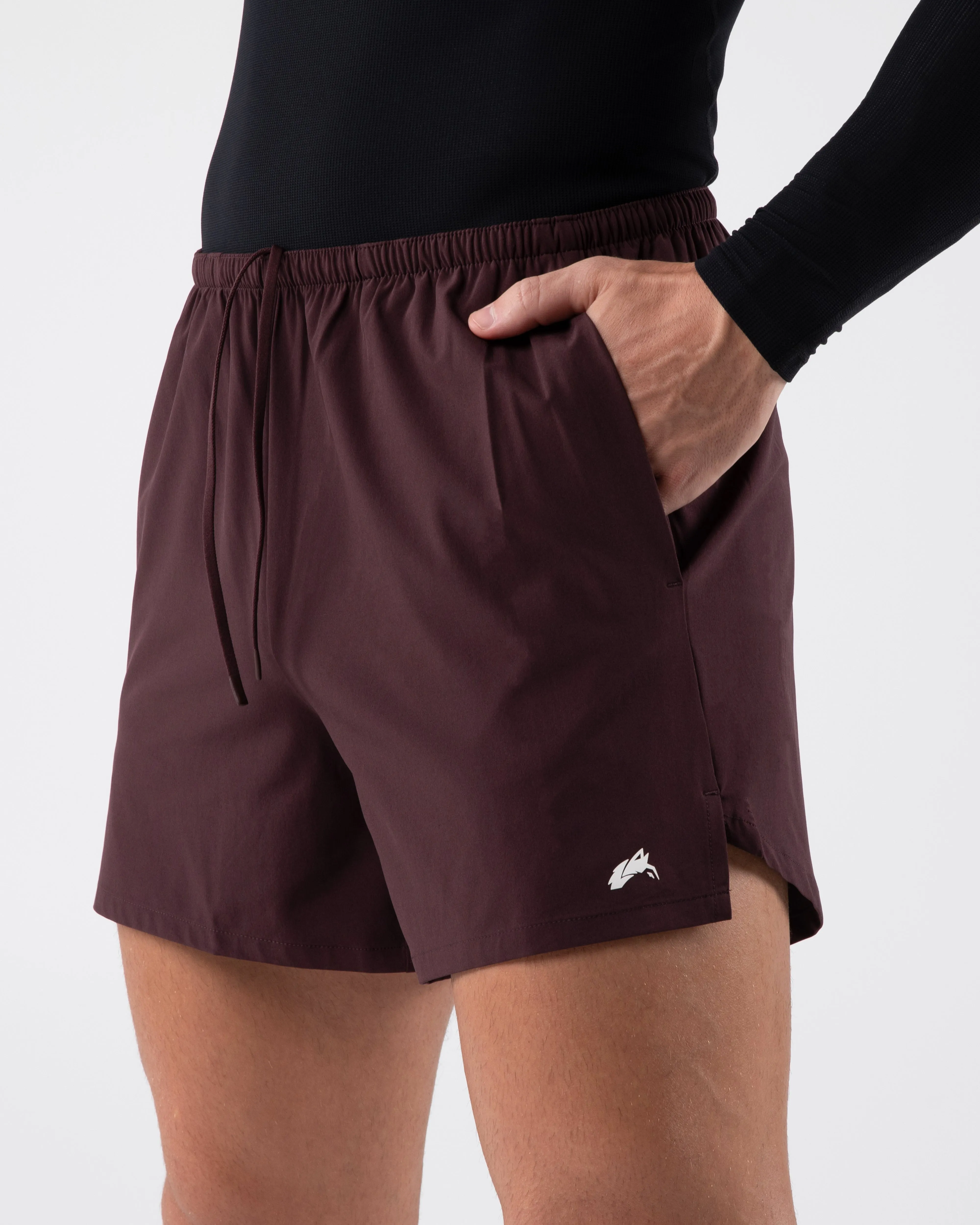 Dynamic Short - Deep Mauve Casual Style