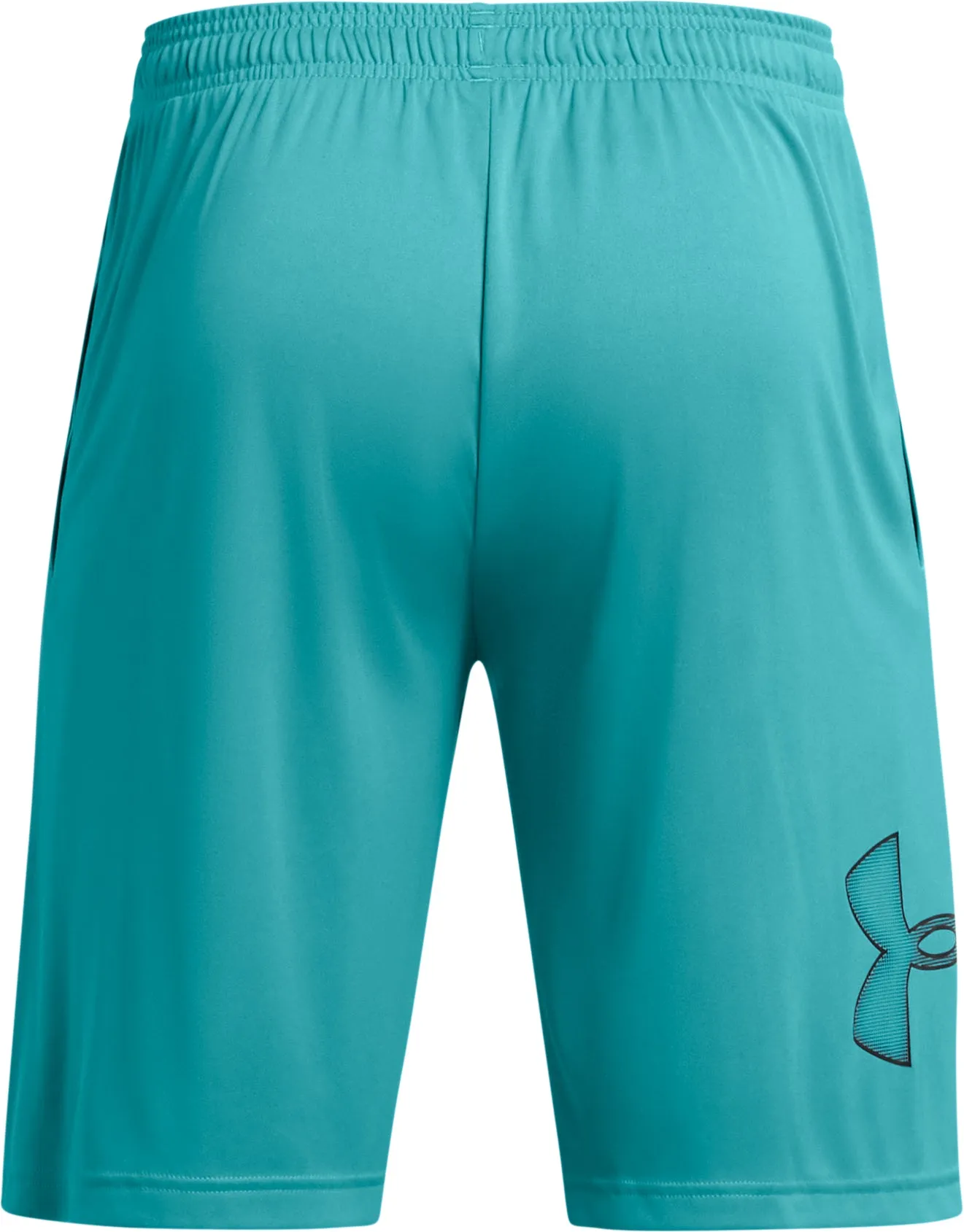 Skinny Fit Under Armour Tech Graphic Mens Training Shorts - Green