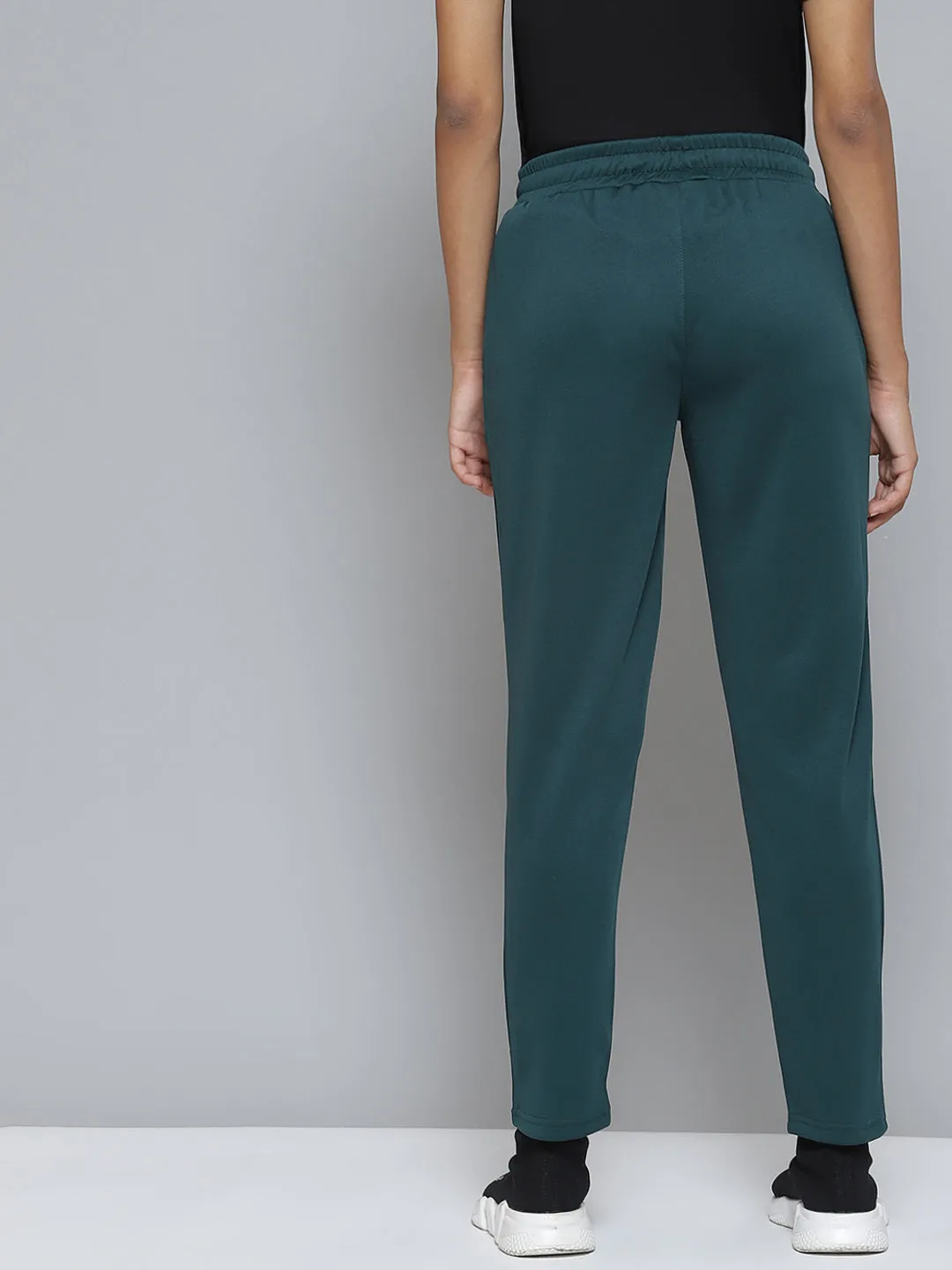 hypoallergenic Timeless Utility Alcis Women Teal Green Solid Track Pants