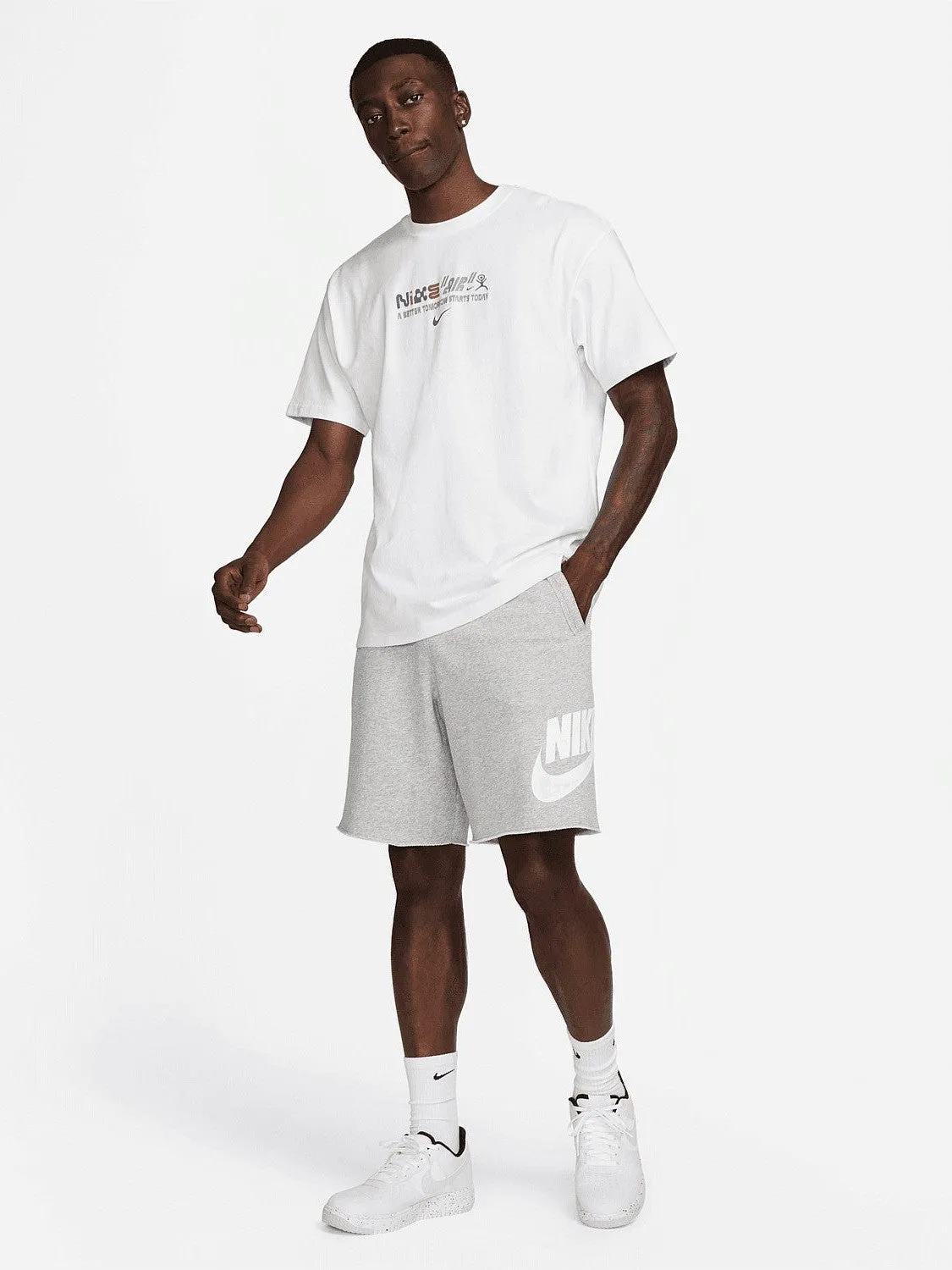 Abrasion Dispersing Weave Club Alumni French Terry Shorts