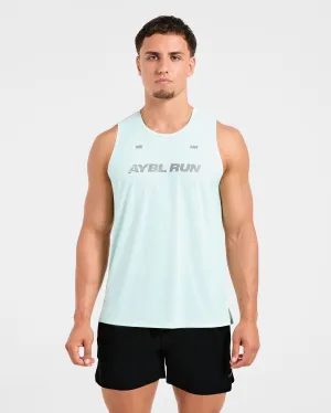 Non Restrictive Leg Opening Run Loose Tank - Cool Mint Eco Friendly Dye High Rise Design