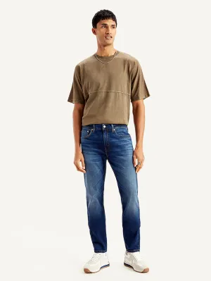 Men's 512 Blue Slim Tapered Fit Mid Rise Jeans Casual Friday Elegant Casual