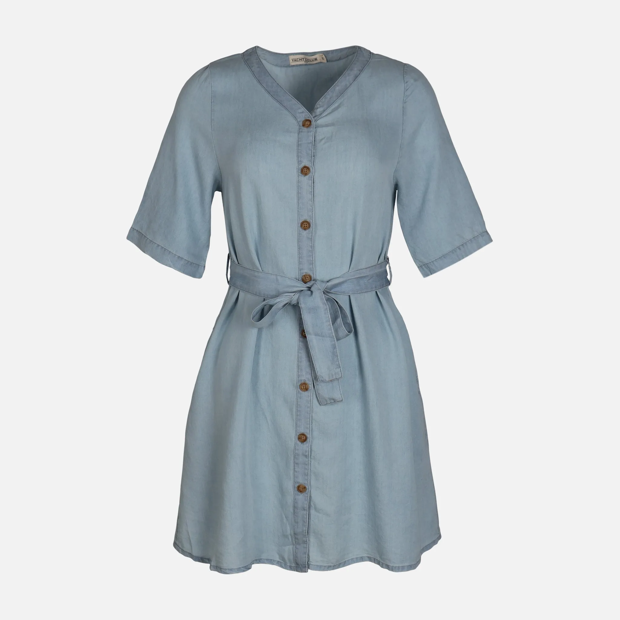 AntimicrobialCoating Luxury Touch WOMEN 3/4 SLEEVE TENCEL MIDI DRESS