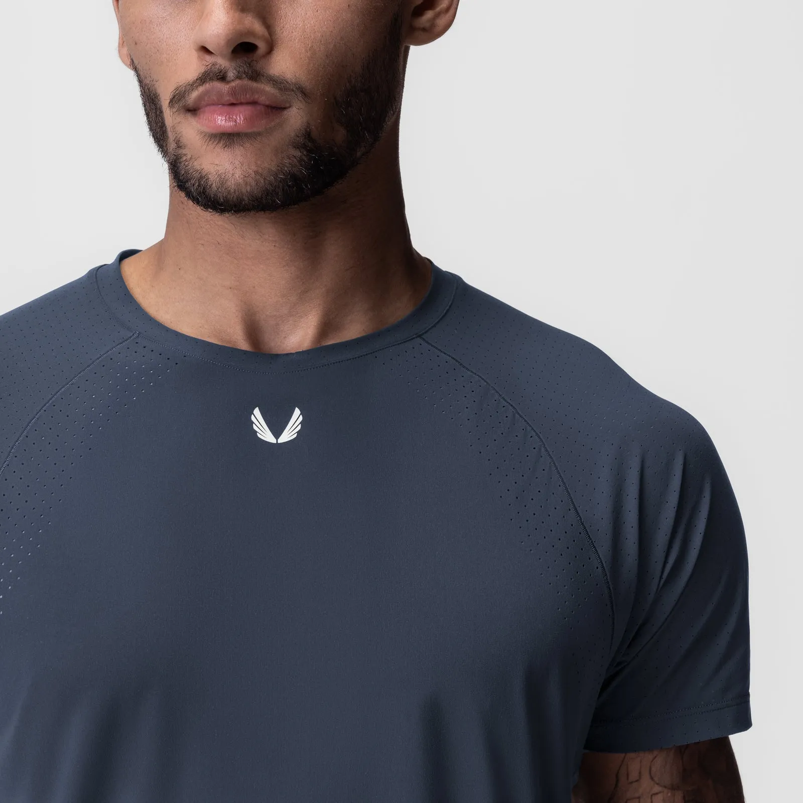 Seam Free Edging 0948. Laser-Vent? Established Tee - Navy