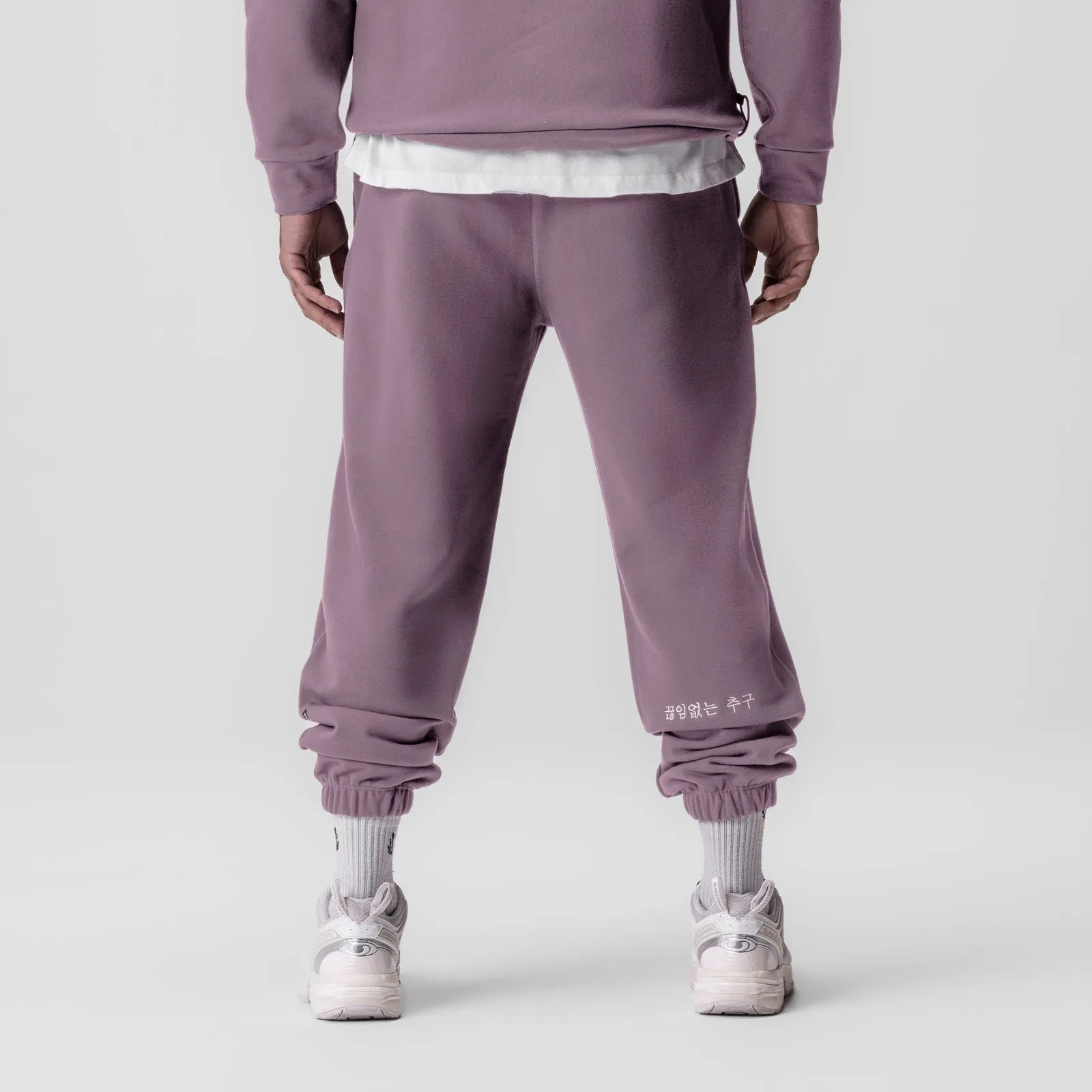Rayon drape hypoallergenic material 0655. Tech-Terry? Oversized Sweats - Moonscape "Patch"