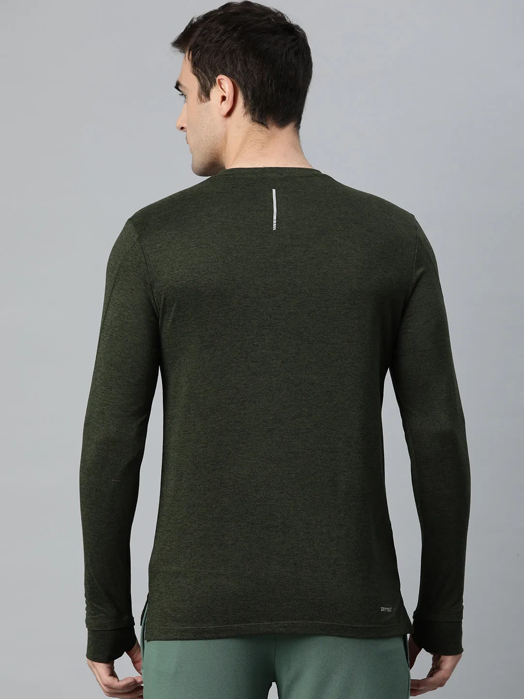 Alcis Men Solid Dry Tech Slim Fit T-shirt TearResistant Fabric Myth Soul