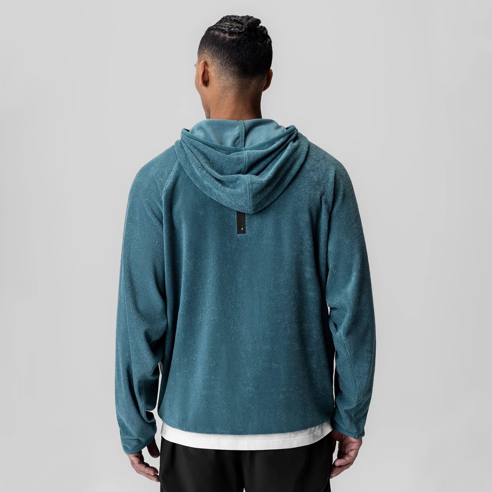 1054. Towel Terry Reversible Hoodie - Storm Athletic Fit Fox like